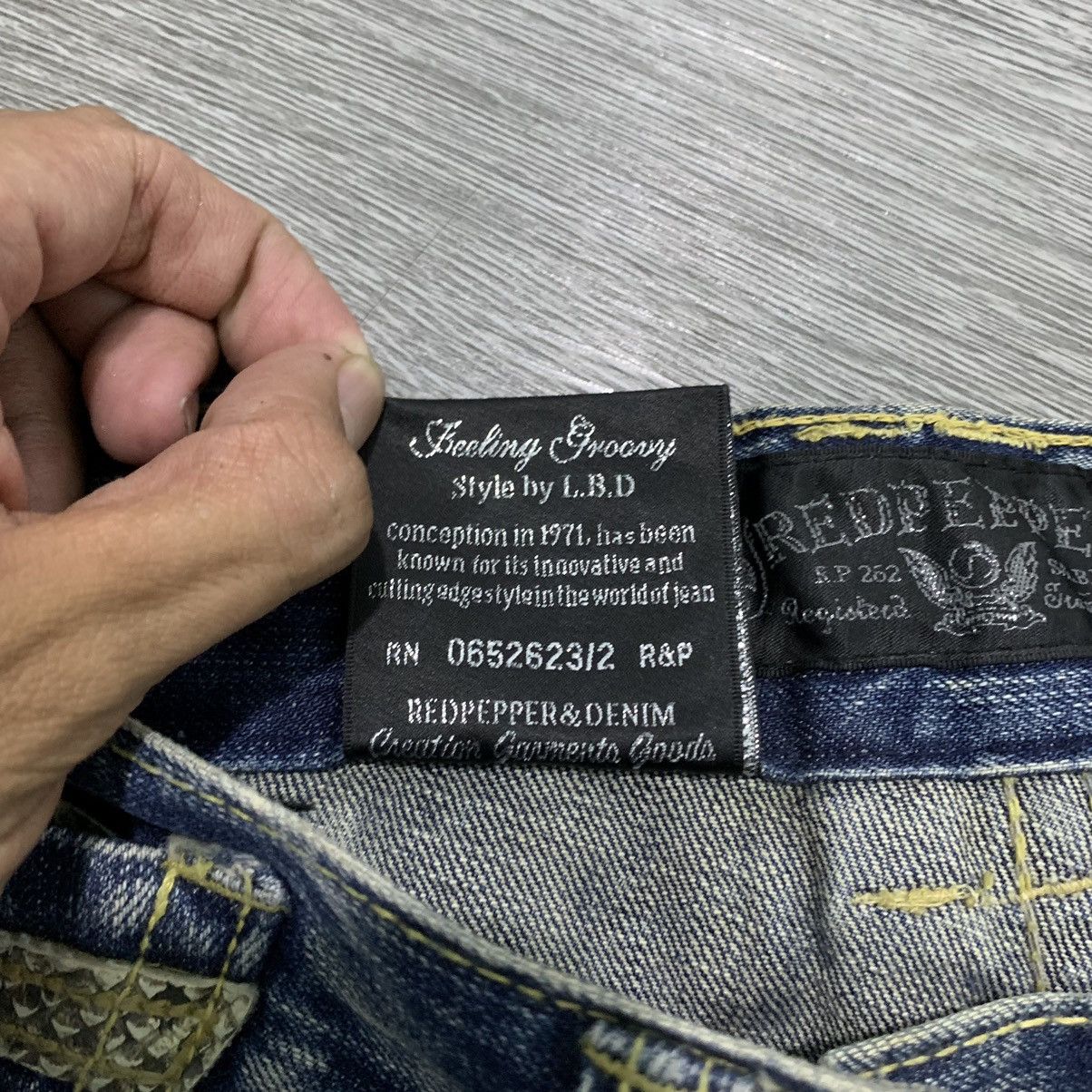 Japanese Brand Red Papper Snake Skin Jeans Size US 33 - 16 Thumbnail