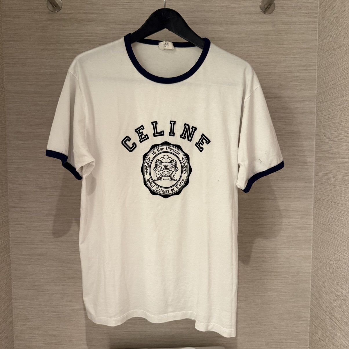 Celine Blason Loose Shirt Size Small