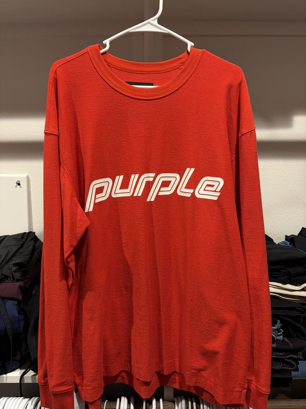 Purple Brand Purple Long Sleeve Tee Size US L / EU 52-54 / 3 - 1 Thumbnail