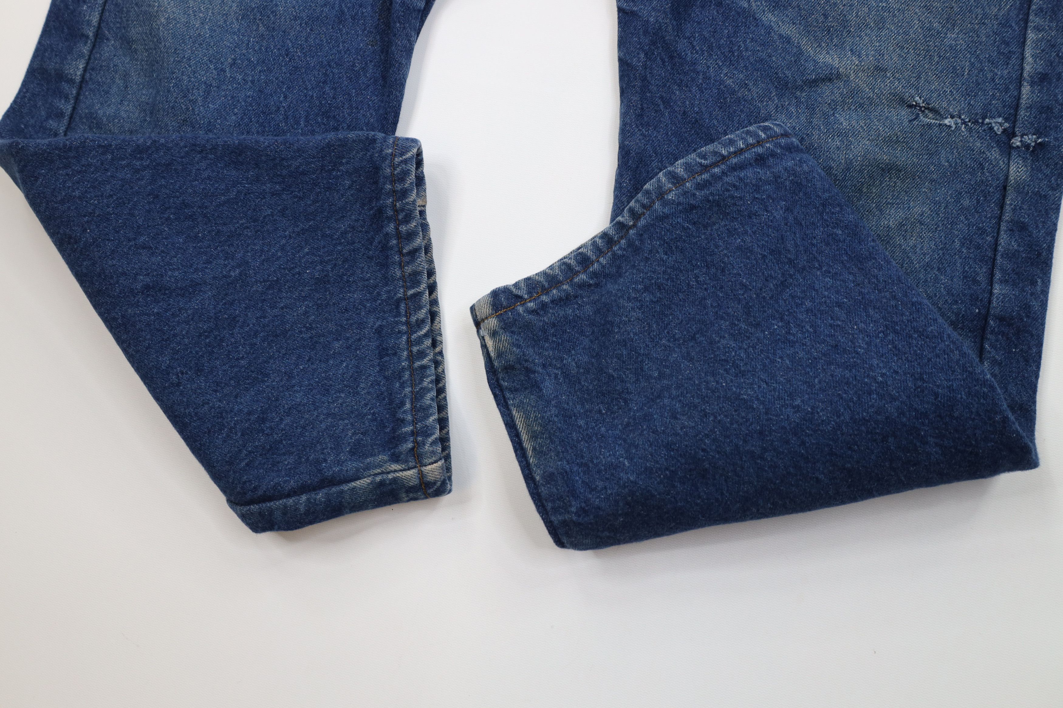 L.L. Bean Vintage 90s LL Bean Flannel Lined Straight Leg Jeans USA Size US 44 / EU 60 - 7 Thumbnail