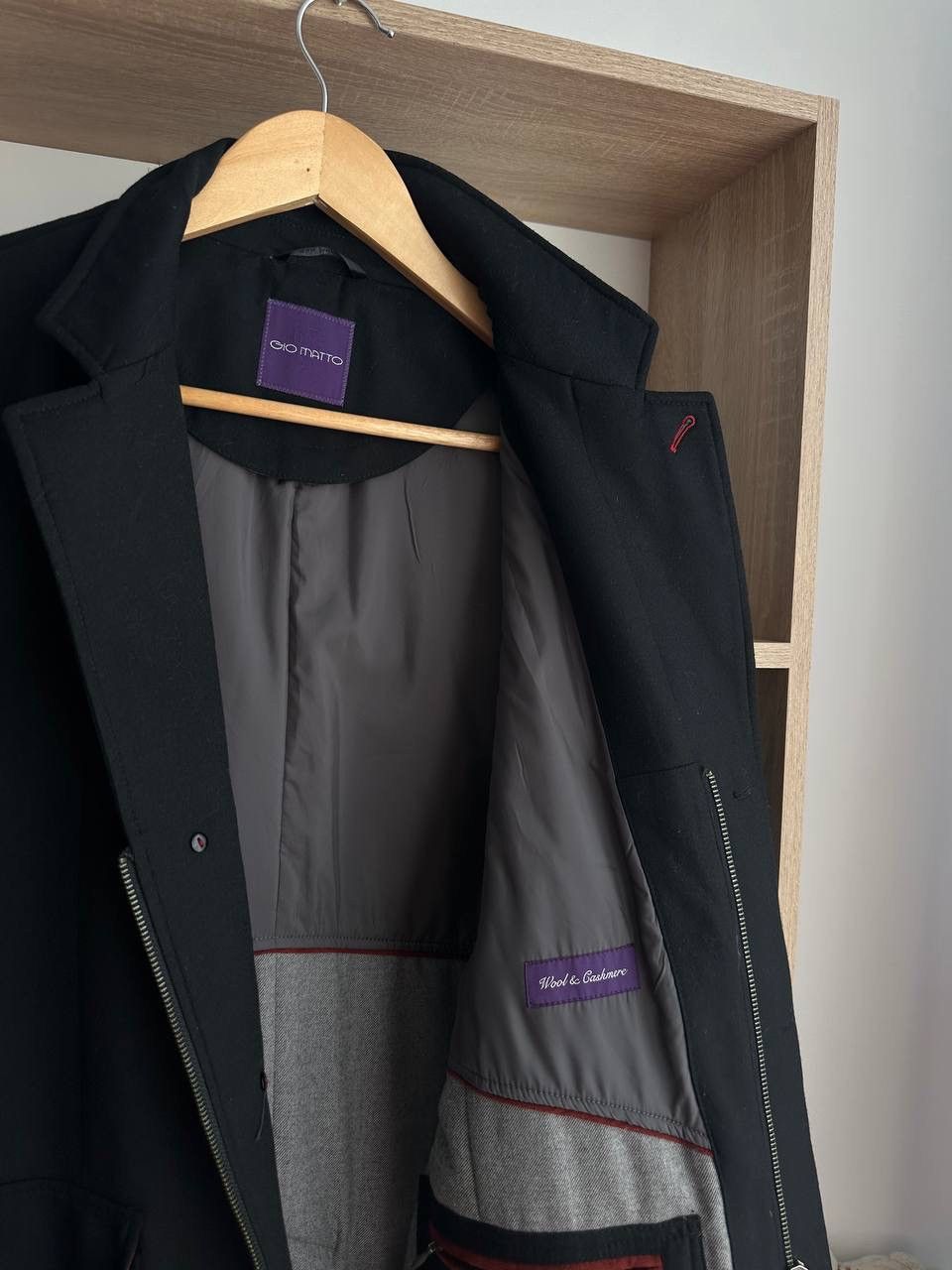 Japanese Brand × Vintage Vintage GIO Matto Purple Label Wool Cashmere Blazer Jacket Size 38R - 13 Thumbnail