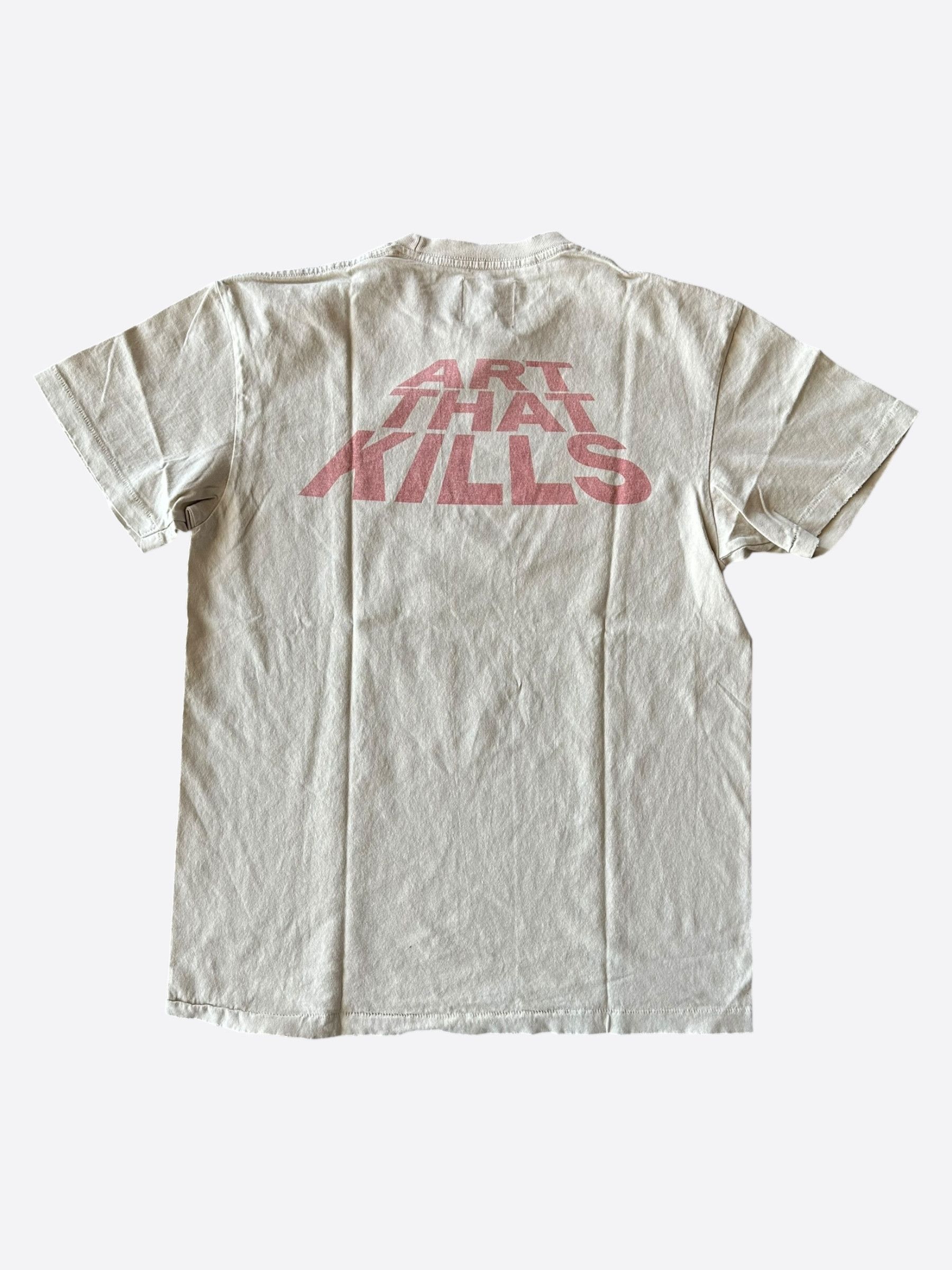 Gallery Dept. Gallery Dept Antique White & Black See Thru People T-Shirt Size US M / EU 48-50 / 2 - 2 Thumbnail