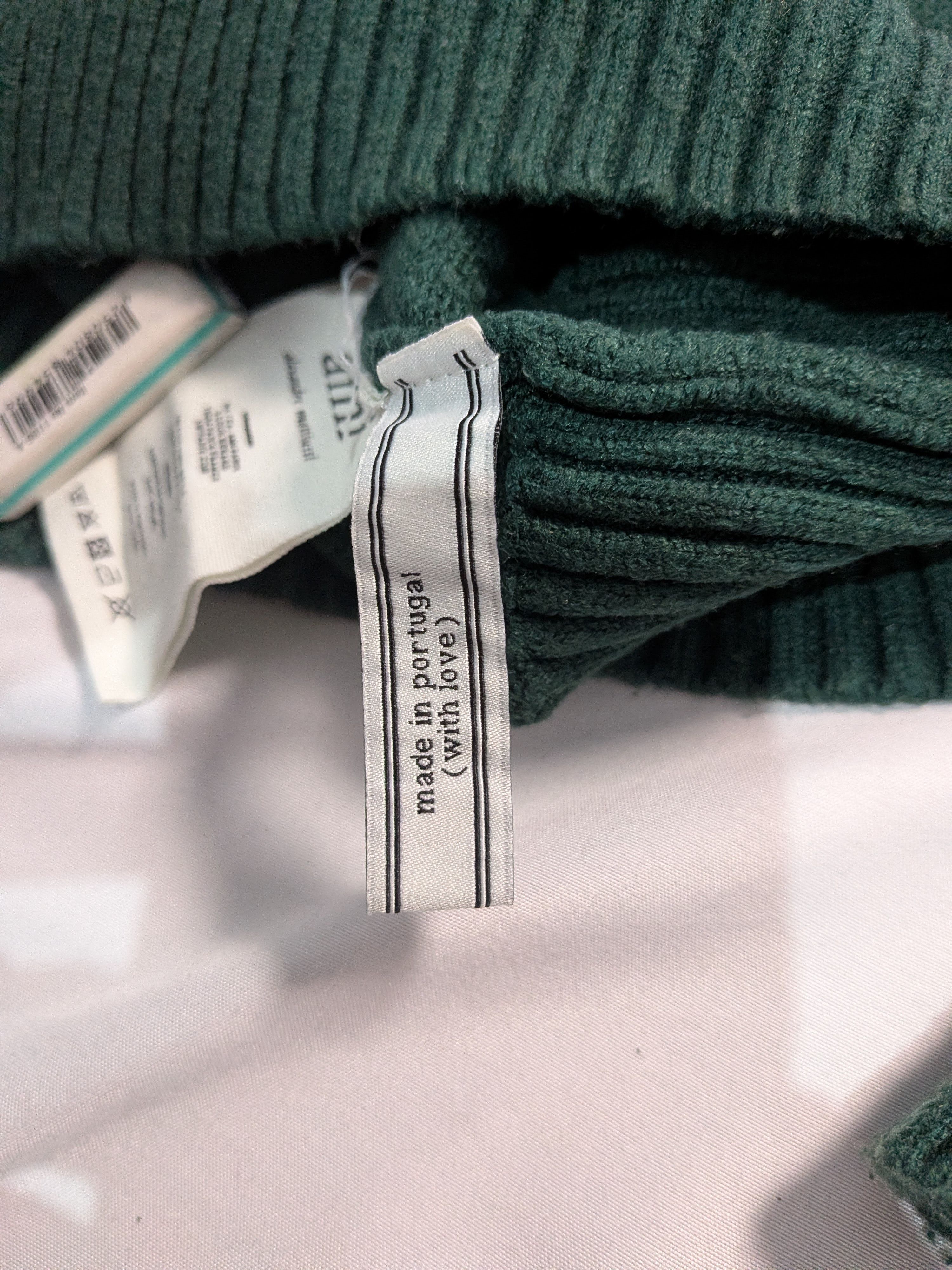AMI Ami Paris Ami de Coeur Oversized Turtleneck Sweater Green XL Size US XL / EU 56 / 4 - 12 Thumbnail
