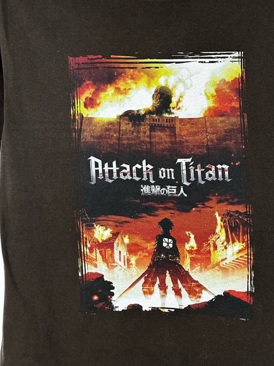 Anime × Japanese Brand × Vintage Anime Attack On Titan Eren Jaeger Yeager T-shirt Y2K Size US M / EU 48-50 / 2 - 4 Thumbnail