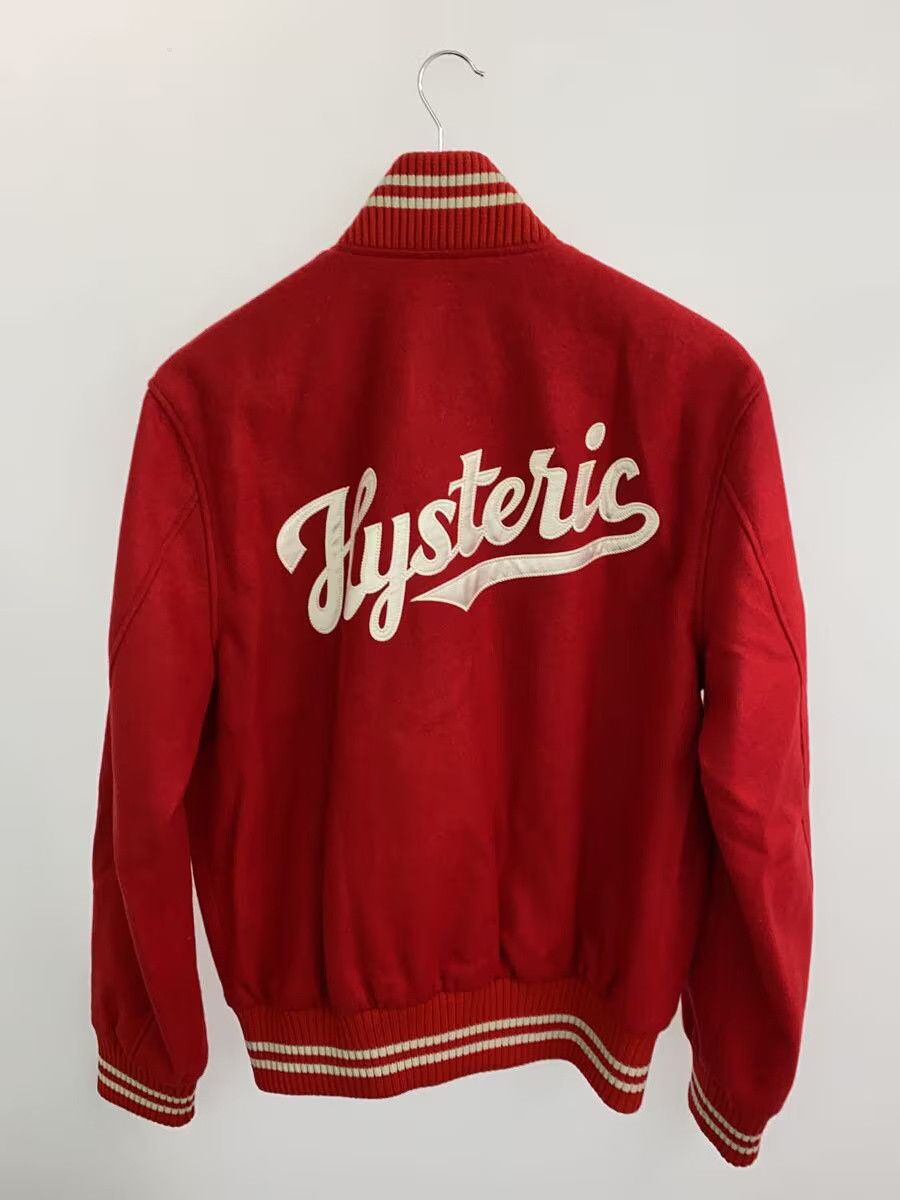 Hysteric Glamour Hysteric Glamour Wool Stadium Jacket Red Size US L / EU 52-54 / 3 - 2 Thumbnail