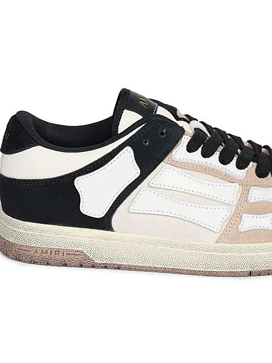 Amiri os11x1225 Distressed Skel Top Low Sneakers in Multicolor Size US 10 / EU 43 - 6 Thumbnail