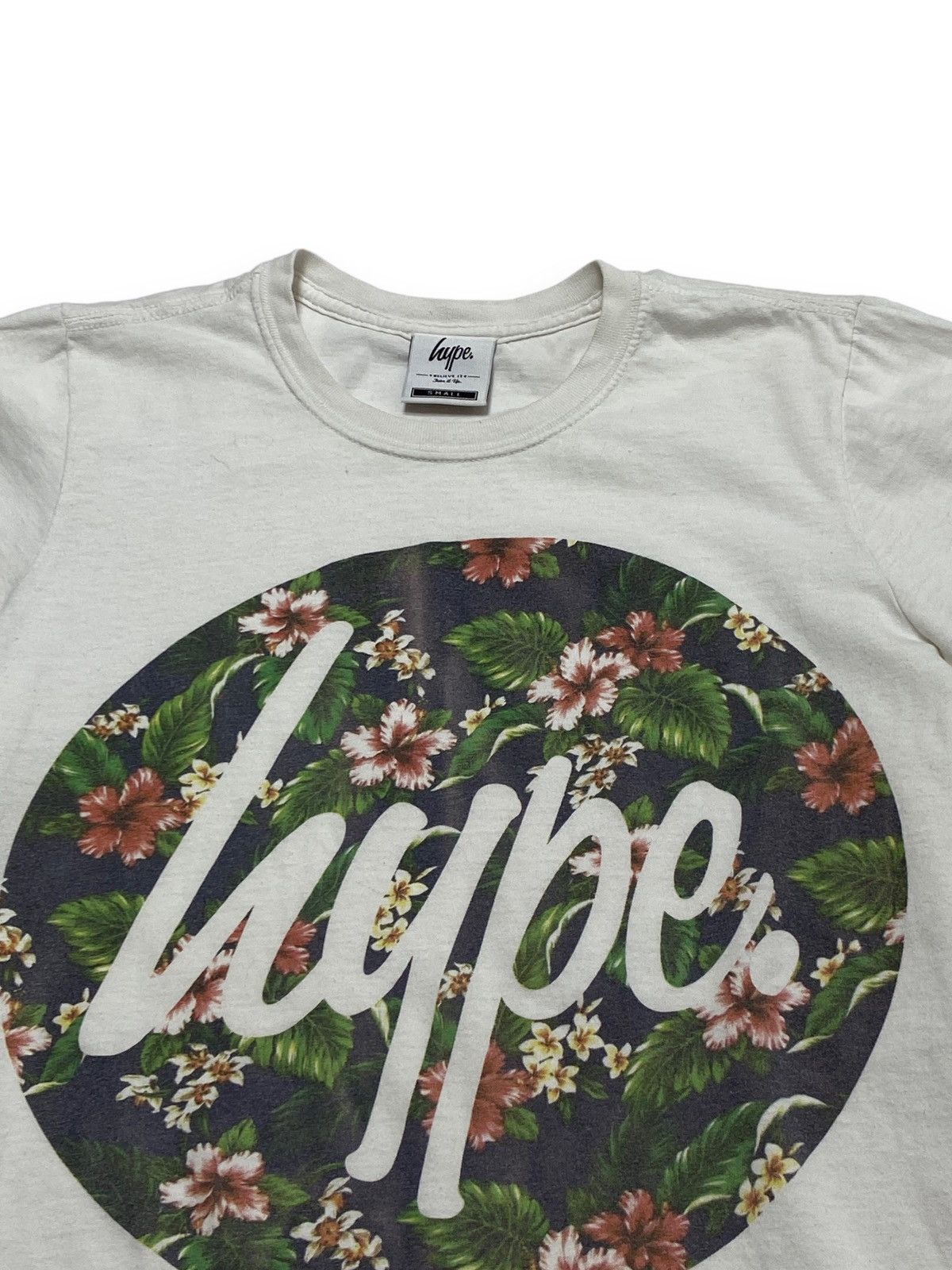 Vintage Vintage HYPE White Big Logo T- Shirt Size US S / EU 44-46 / 1 - 2 Thumbnail