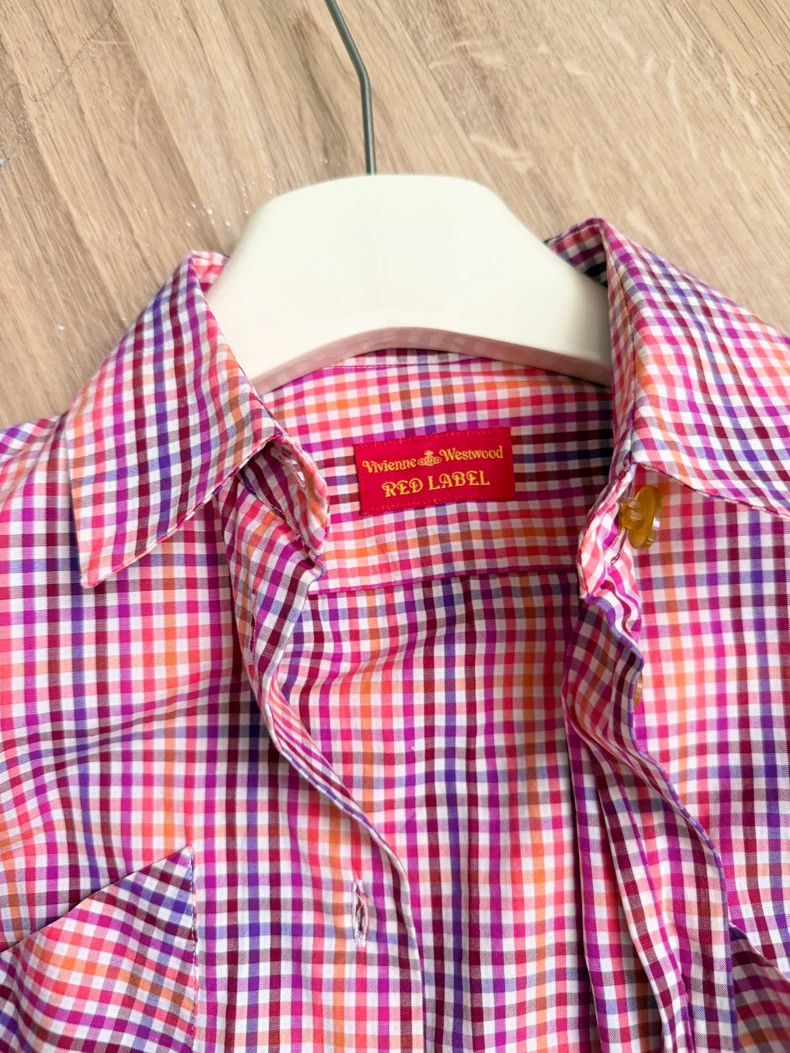 Vivienne Westwood Vivienne Westwood Size1 Pink and purple floral collar check Size S / US 4 / IT 40 - 7 Thumbnail