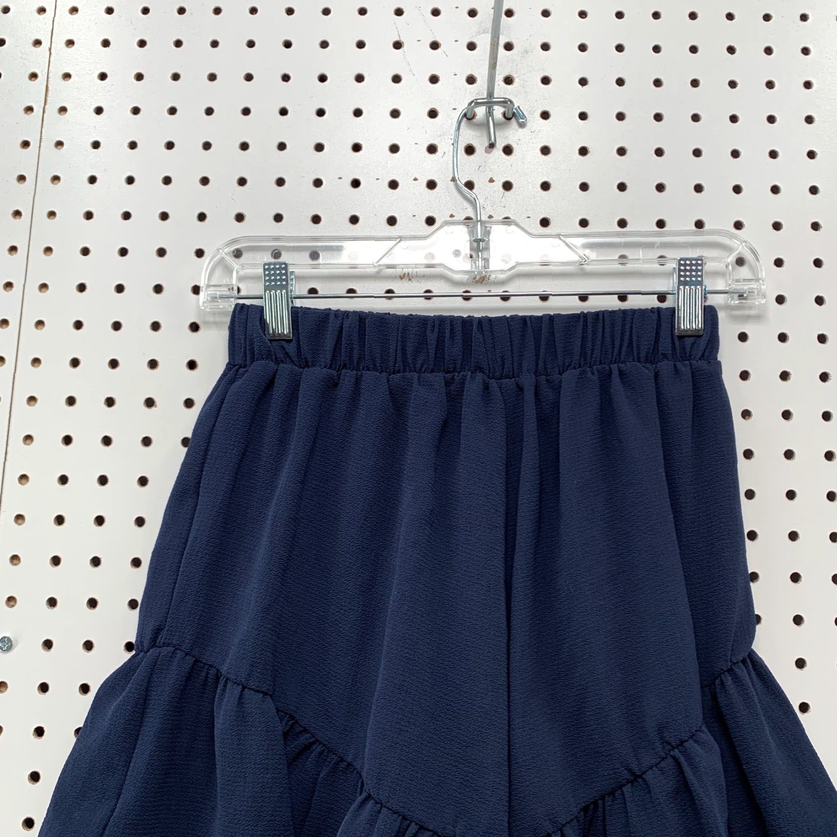 Vintage VINTAGE Tyche Skirt Skort Shorts Womens Small Navy Blue Ruffled Stretch 24x2.5 Size 28" / US 6 / IT 42 - 7 Thumbnail