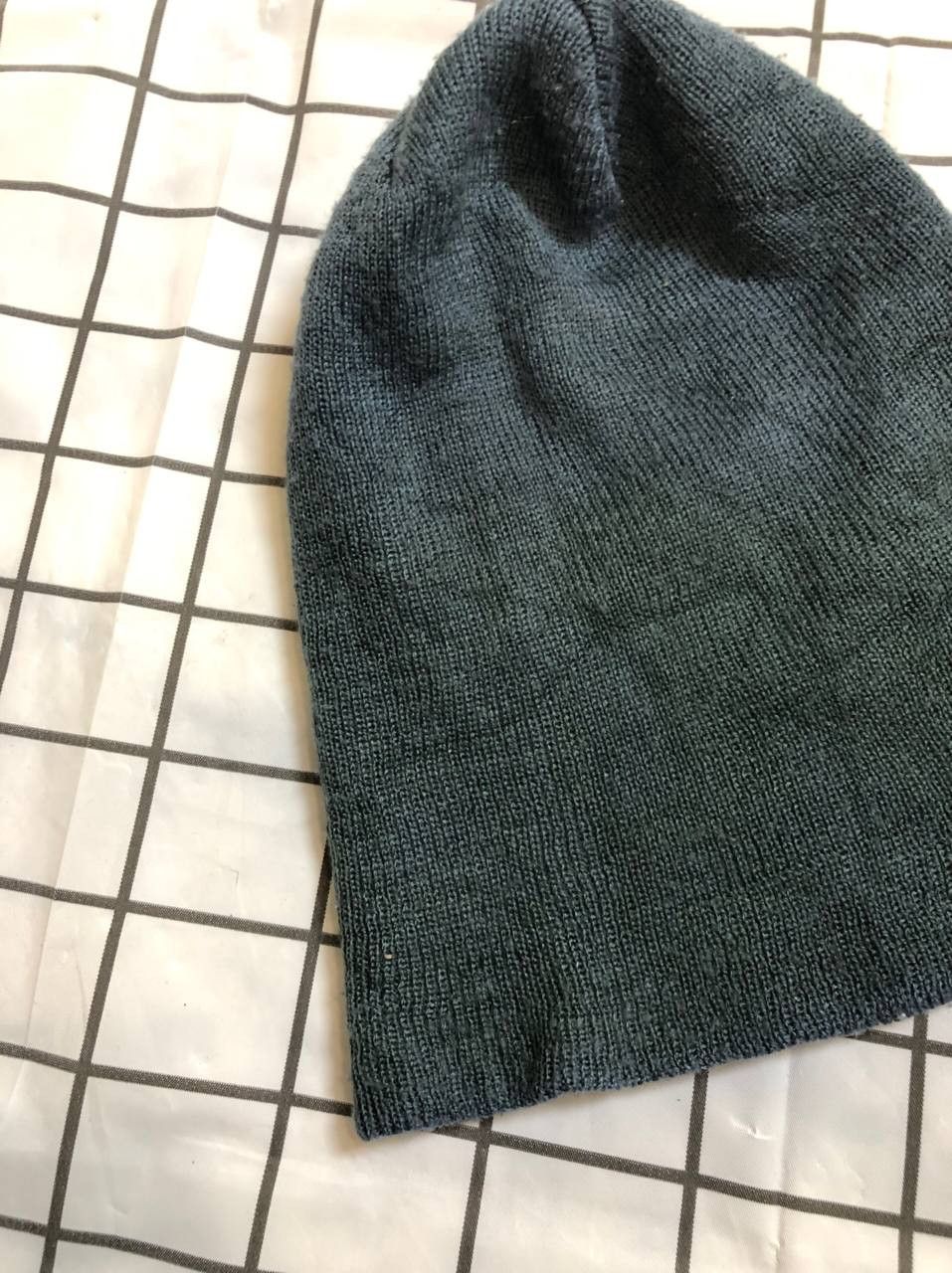 Nike Vintage Y2K Center Swoosh Nike Beanie Winter Hat Cap Dark Size ONE SIZE - 10 Thumbnail