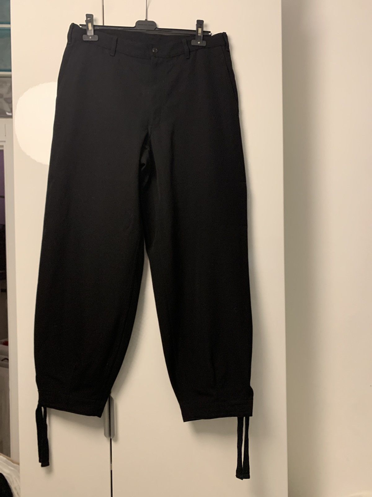 Comme des Garcons Homme Plus Black wide legs pants Size US 36 / EU 52 - 1 Thumbnail
