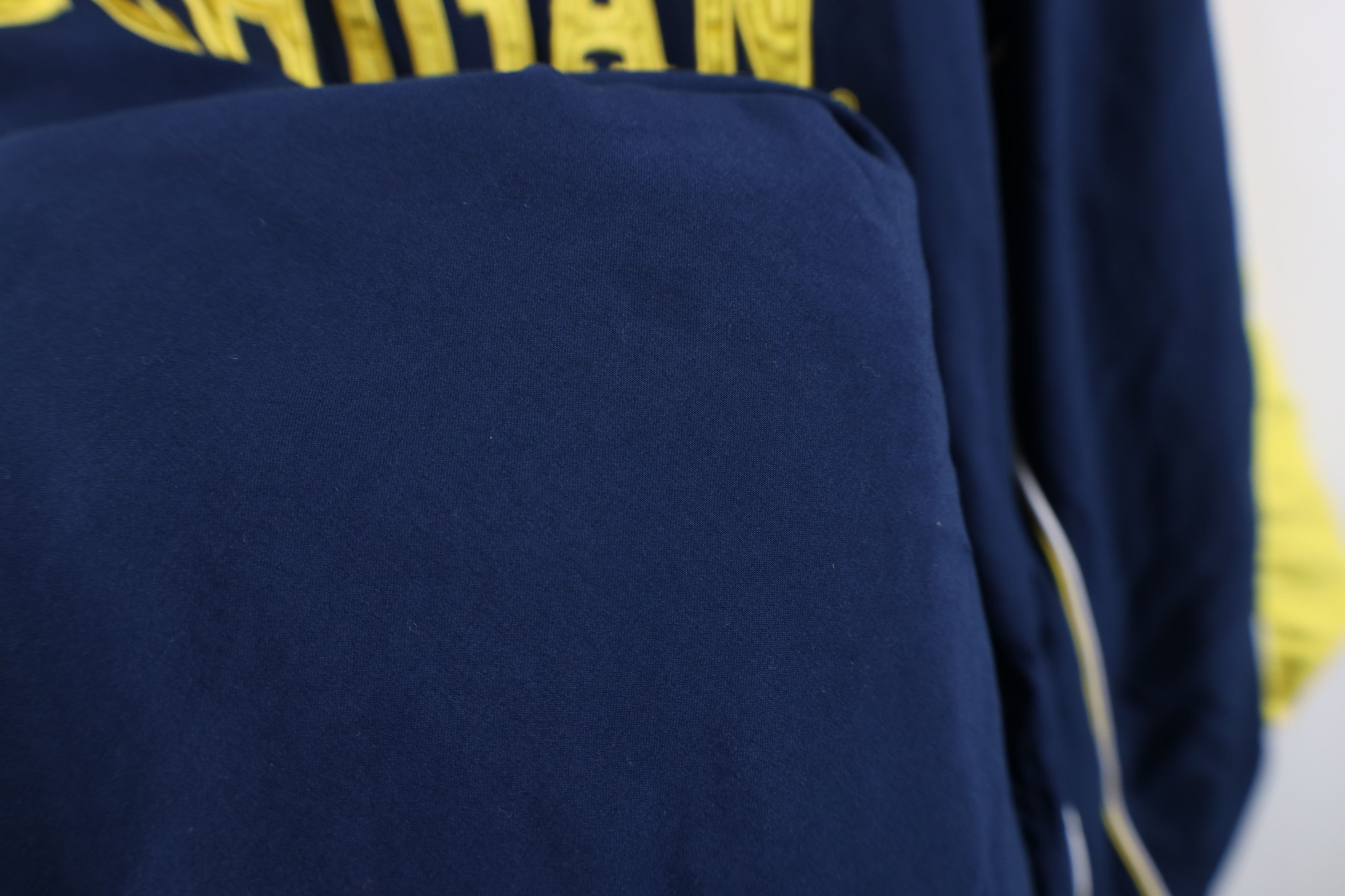 Vintage Vintage 90s Y2K University of Michigan Lined Pullover Jacket Size US XXL / EU 58 / 5 - 5 Thumbnail