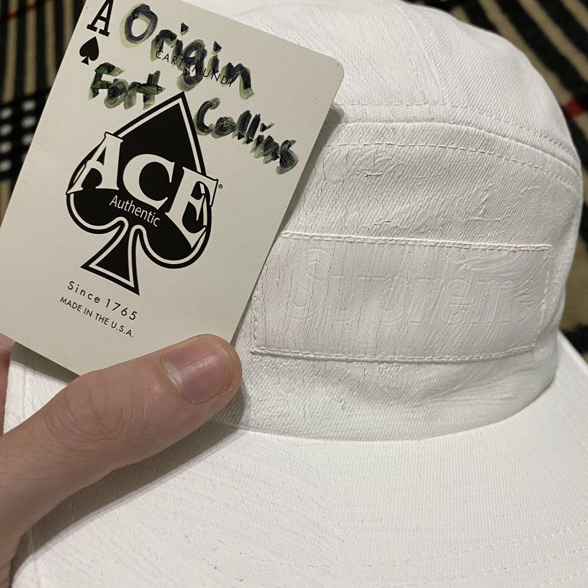 Maison Margiela × Supreme Painted Camp Cap Size ONE SIZE - 3 Thumbnail
