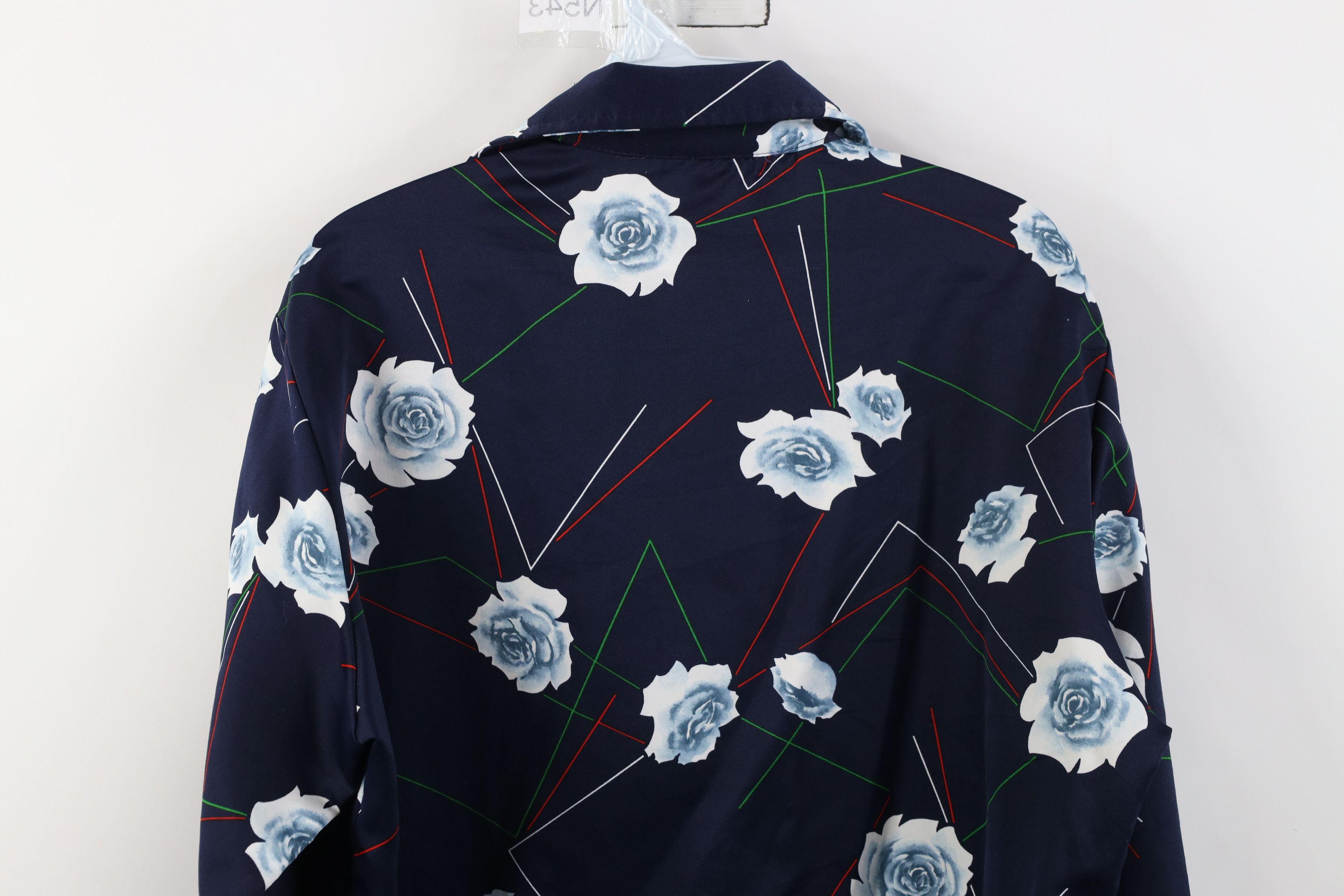 Vintage Vintage 50s 60s Cat Eye Button Collar Knit Button Shirt USA Size US L / EU 52-54 / 3 - 11 Thumbnail
