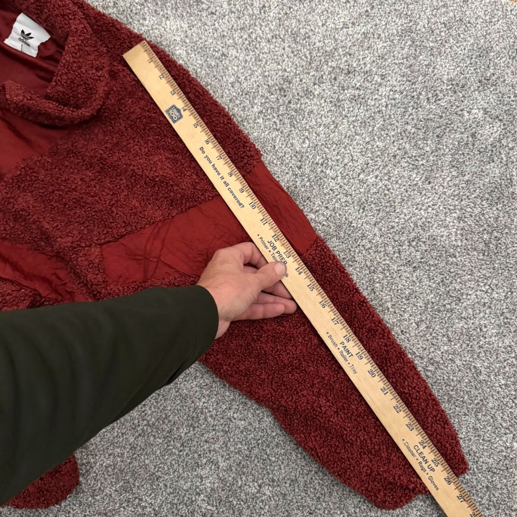 Adidas Adidas Originals Sherpa Jacket Womens S 1/2 Zip Kangaroo Pocket Red, Cozy, Regular Fit, Long Sleeve, Zip, Fleece, Logo - Vintage No, 2nd Hand? Size S / US 4 / IT 40 - 6 Thumbnail