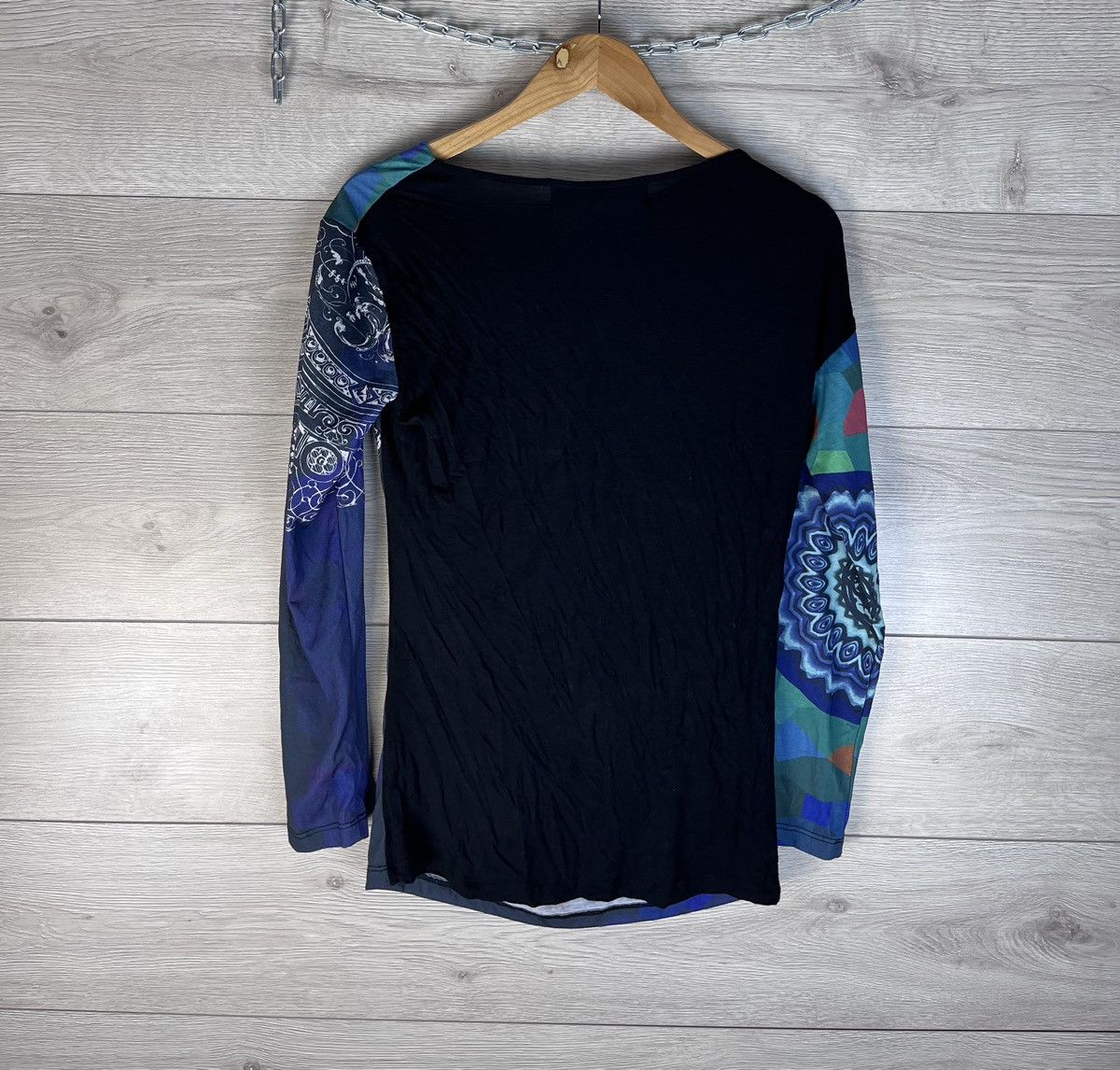 Desigual Women blouse Designer size M casual Y2K Japan Size M / US 6-8 / IT 42-44 - 7 Thumbnail