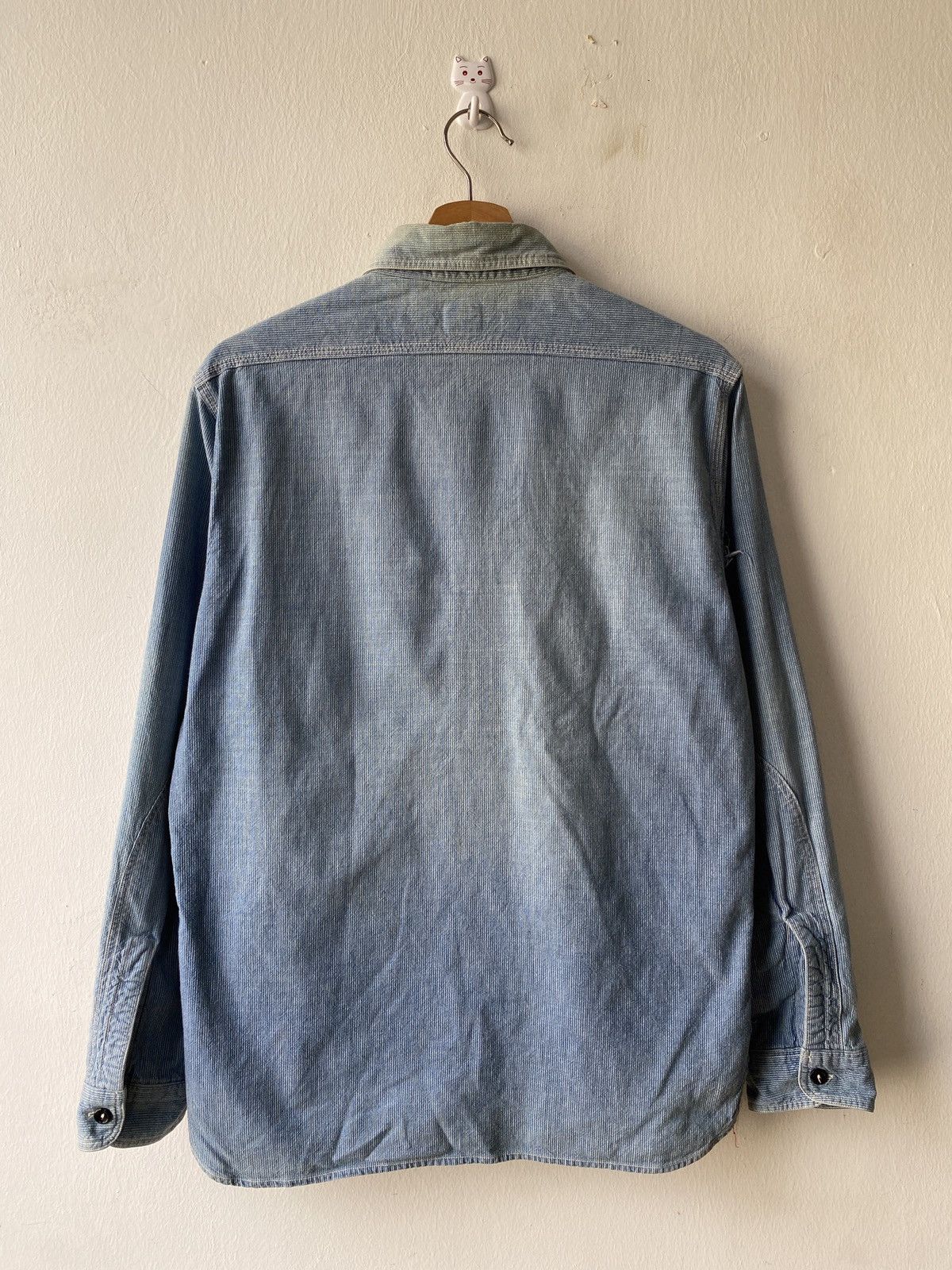 Japanese Brand Vintage Sugar Cane Pinstripe Button Up Shirt Size US M / EU 48-50 / 2 - 4 Thumbnail