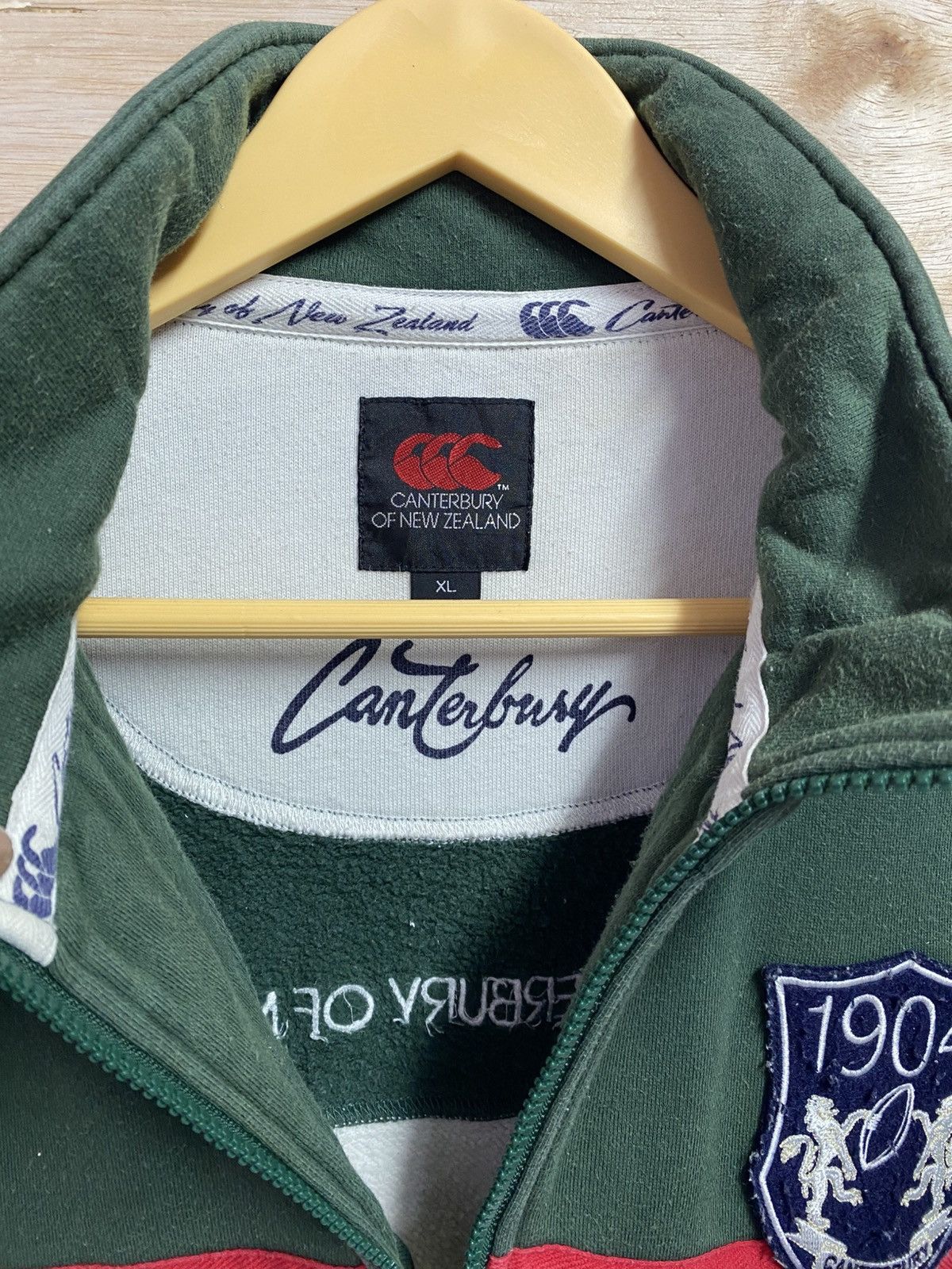 Canterbury of New Zealand Canterburry of New Zealand half zipper polo rugby sweatshirt Size US XL / EU 56 / 4 - 4 Thumbnail