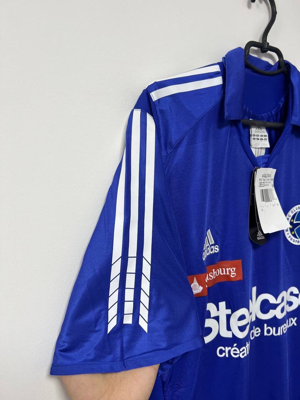 Adidas NWT Strasbourg 2005/2006 Home Mailot Adidas Football Shirt L Size US L / EU 52-54 / 3 - 4 Thumbnail
