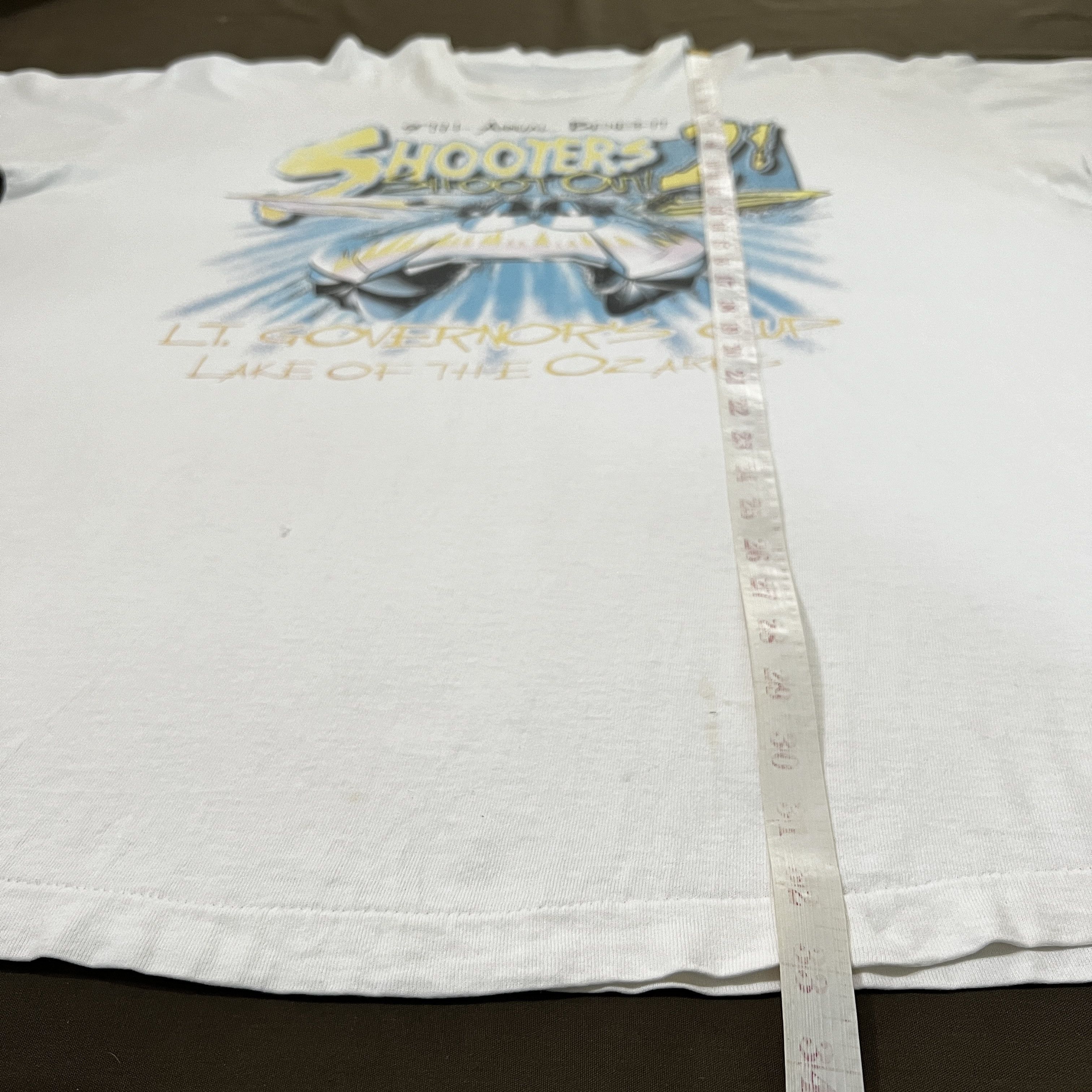 Sports Specialties × Vintage Vintage 90s Lake of the Ozarks Shootout Powerboat Tee 2XL Size US XXL / EU 58 / 5 - 13 Thumbnail
