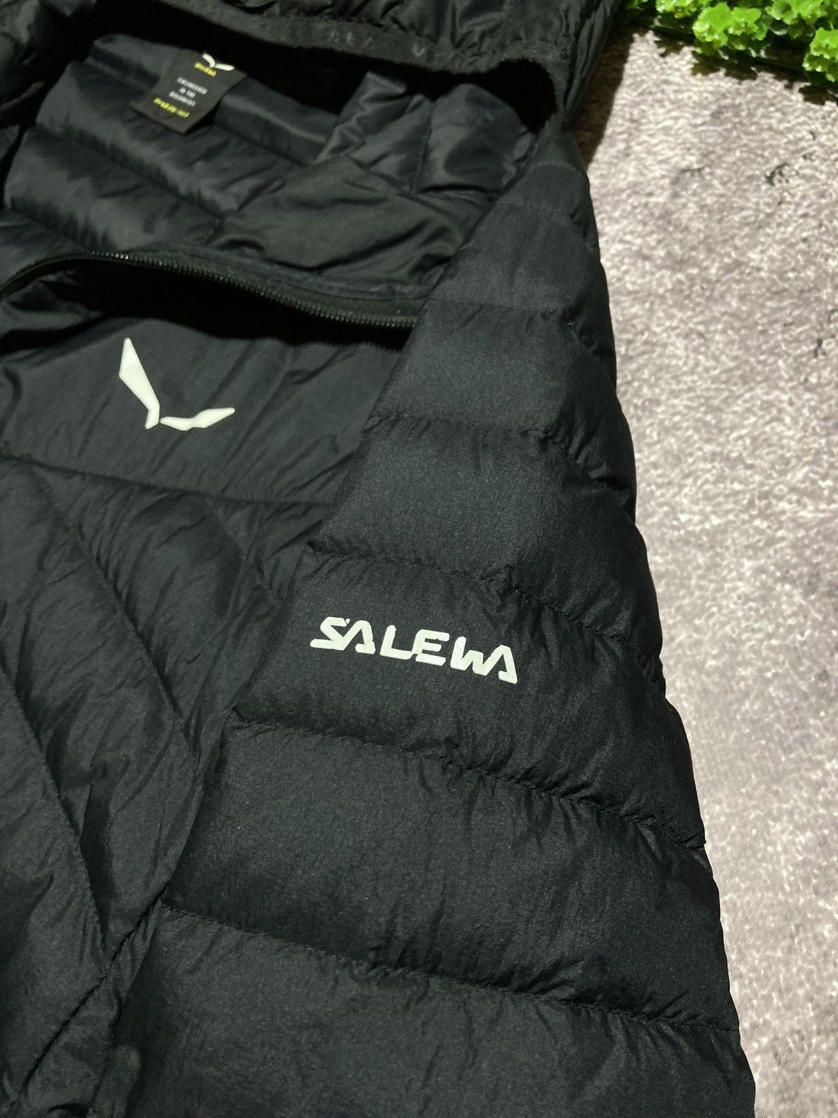 SALEWA Brenta Down Hooded Jacket Black Alpine Outdoor