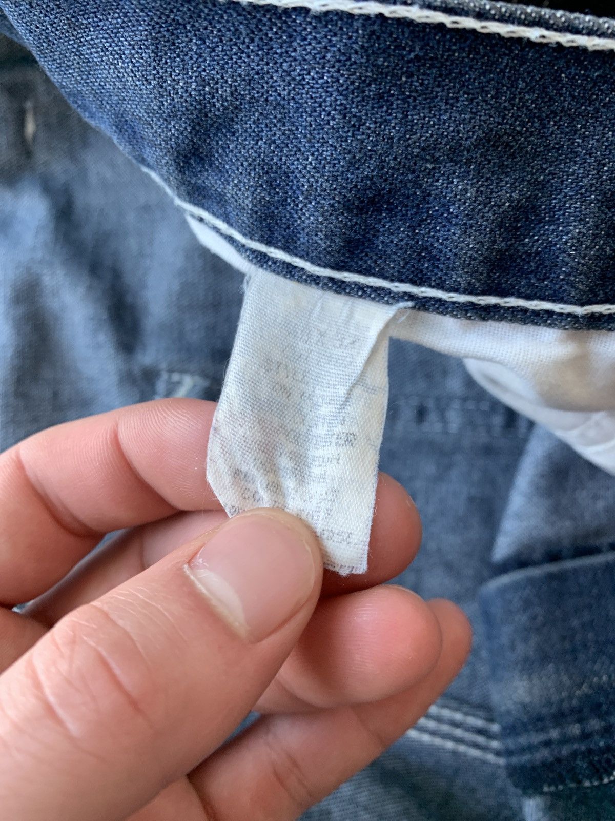 Carhartt × Dickies × Vintage Crazy Vintage 90s Roebucks Baggy Carpenter Jeans Size US 38 / EU 54 - 10 Thumbnail