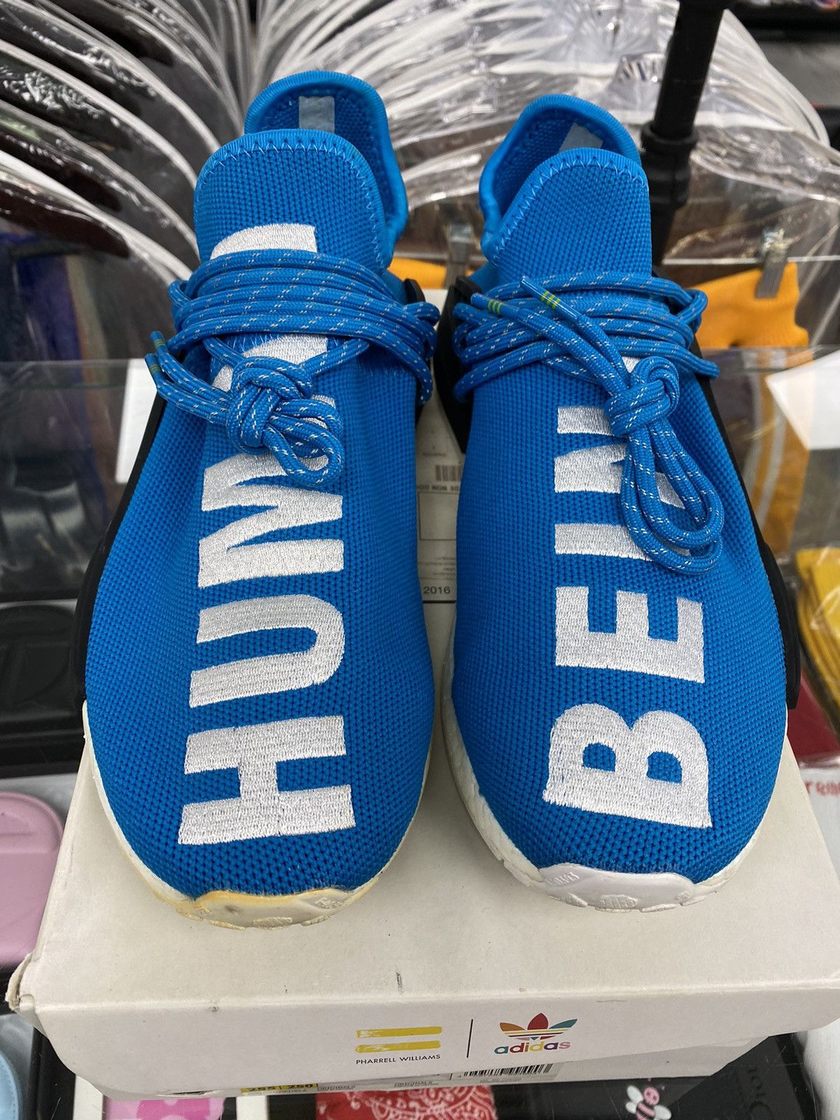 Adidas Adidas x Pharrell Human Race Sharp Blue 7.5 100% authentic Size US 7.5 / EU 40-41 - 2 Thumbnail