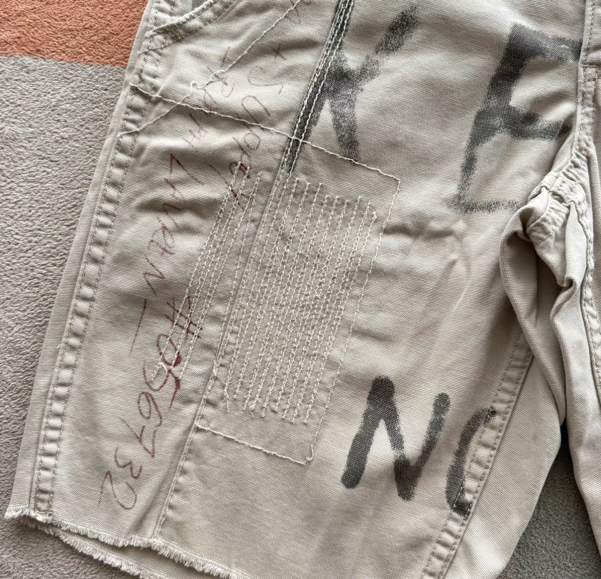 Denim & Supply Ralph Lauren Ralph Lauren Denim Supply Patch Print Canvas Shorts K22 Size US 27 - 2 Thumbnail