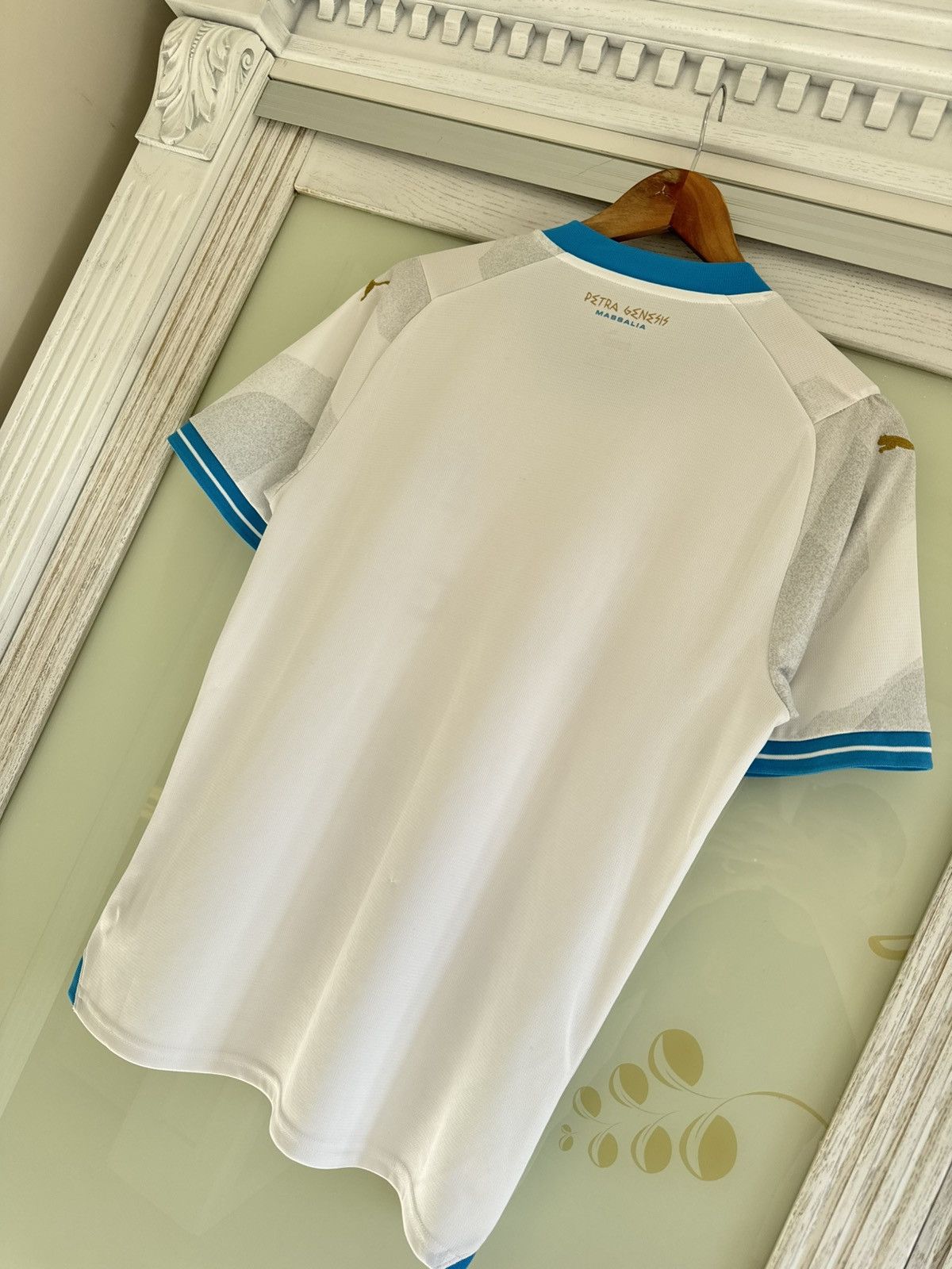Puma Olympique Marseille 2023-2024 Home Soccer Jersey Shirt Kit Size US M / EU 48-50 / 2 - 7 Thumbnail