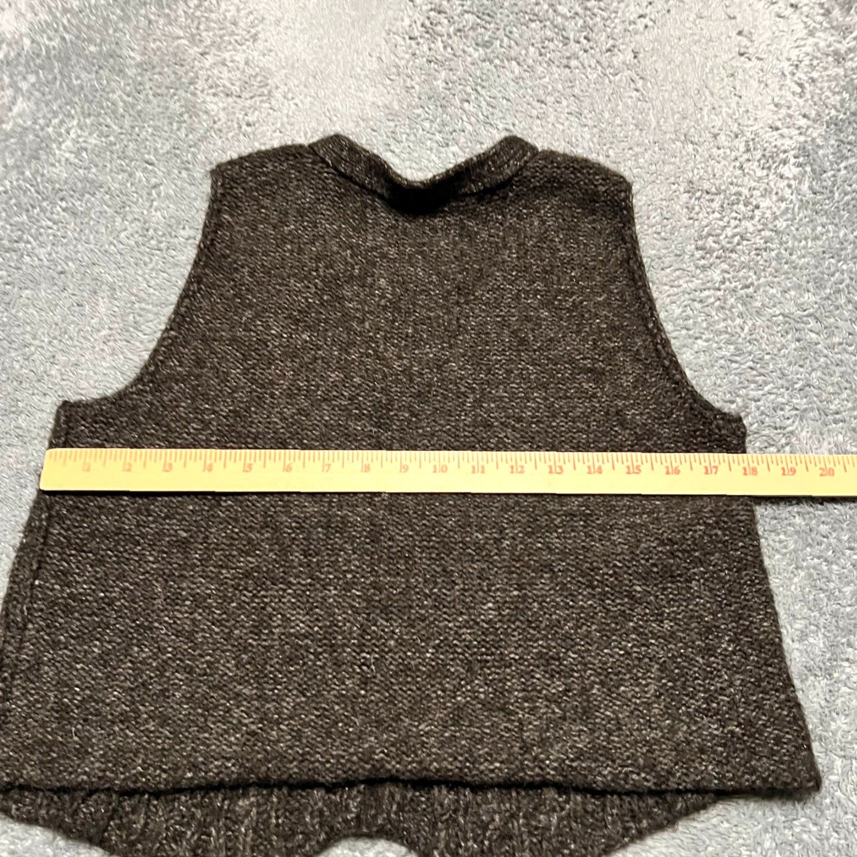 J. Jill J Jill Sweater Vest Womens Medium Brown Cable Knit Sleeveless Button Grandpa M Womens Brown Cable Knit Vest Size M / US 6-8 / IT 42-44 - 4 Thumbnail