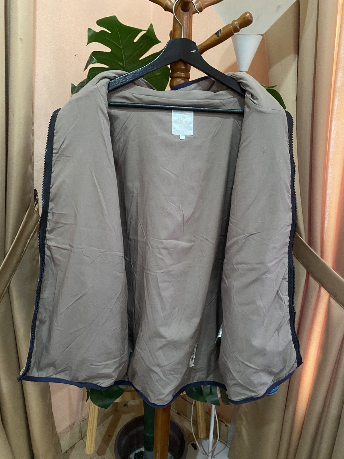Japanese Brand VINTAGE POWER TO THE PEOPLE FLEECE HOODIE Size US L / EU 52-54 / 3 - 6 Thumbnail