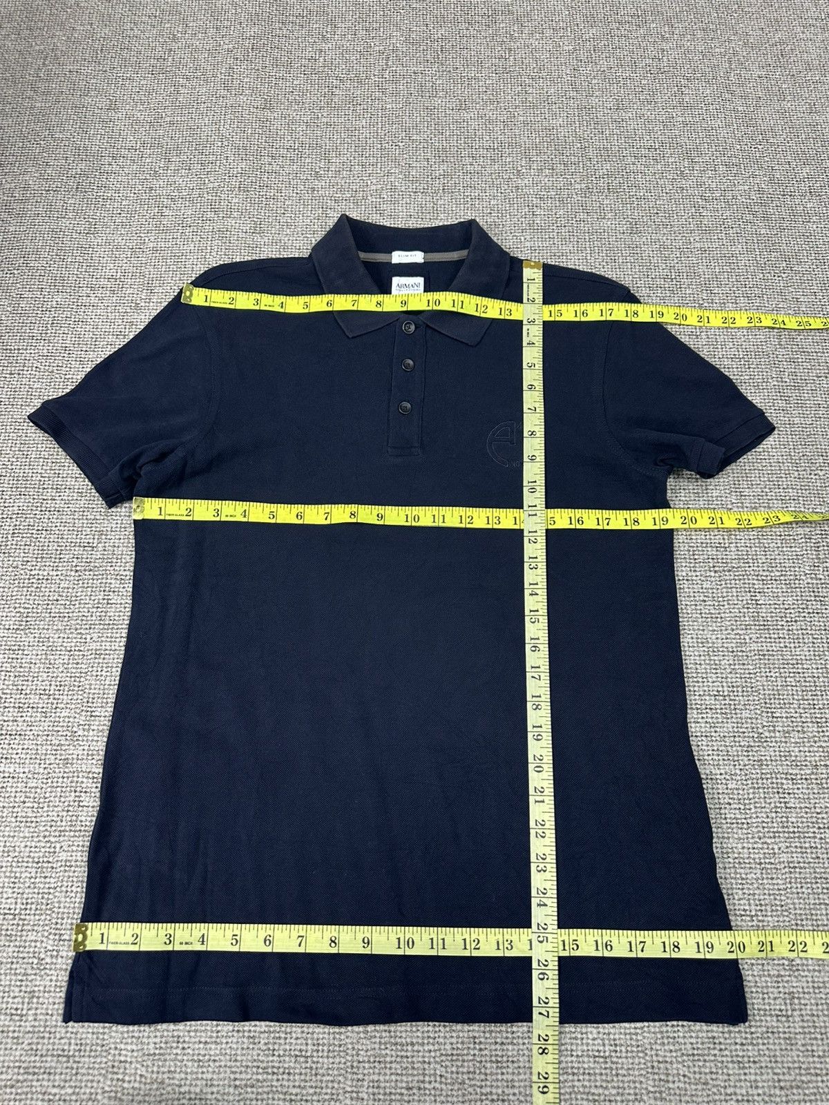 Armani Collezioni Armani Collezioni Slim Fit Polo Tee A1025 Size US M / EU 48-50 / 2 - 4 Thumbnail