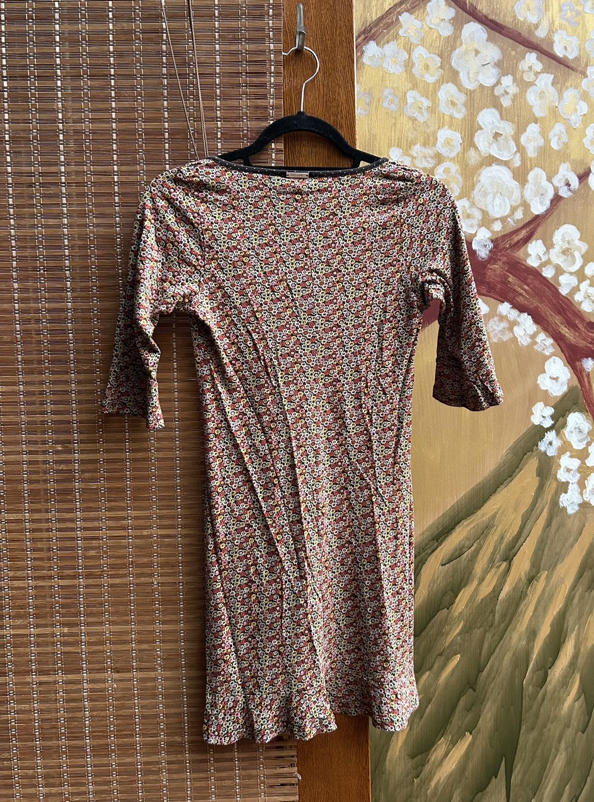 Vintage Vive Maria Y2k Floral Print Scoop Neck Mini Dress Size S / US 4 / IT 40 - 2 Thumbnail