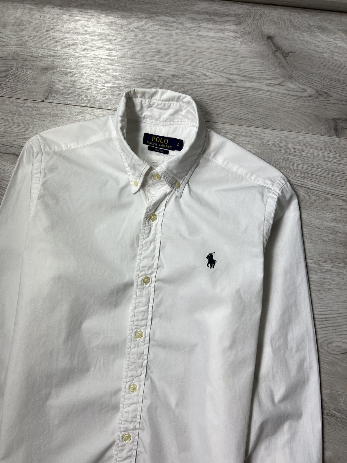 Polo Ralph Lauren Polo Ralph Lauren White Long Sleeve Button Up Shirt Size US S / EU 44-46 / 1 - 3 Thumbnail