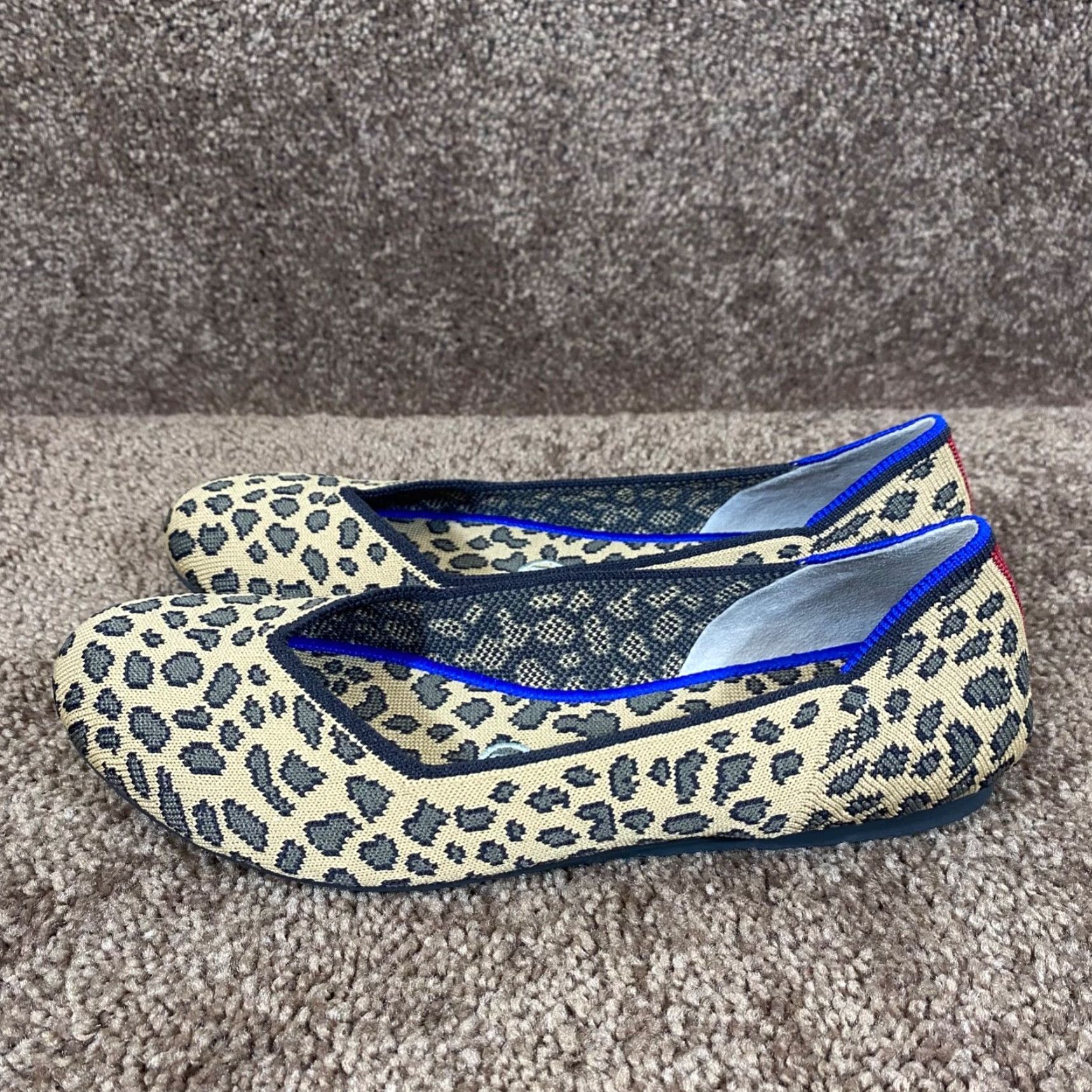 Rothy's Rothy’s Womens Ballet Flats Size 6.5 Cheetah Leopard Round Toe Slip On Fashion Workwear Size US 6.5 / IT 36.5 - 5 Thumbnail