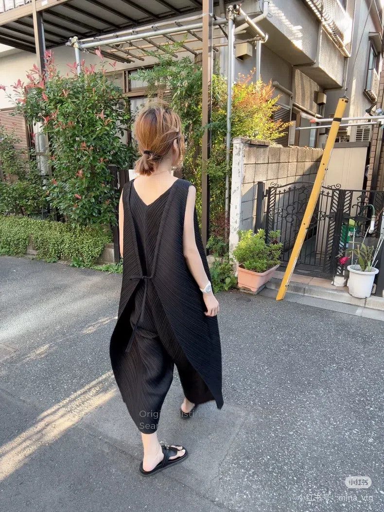 Issey Miyake Issey Miyake size:1 Black Pants Size 31" - 6 Thumbnail