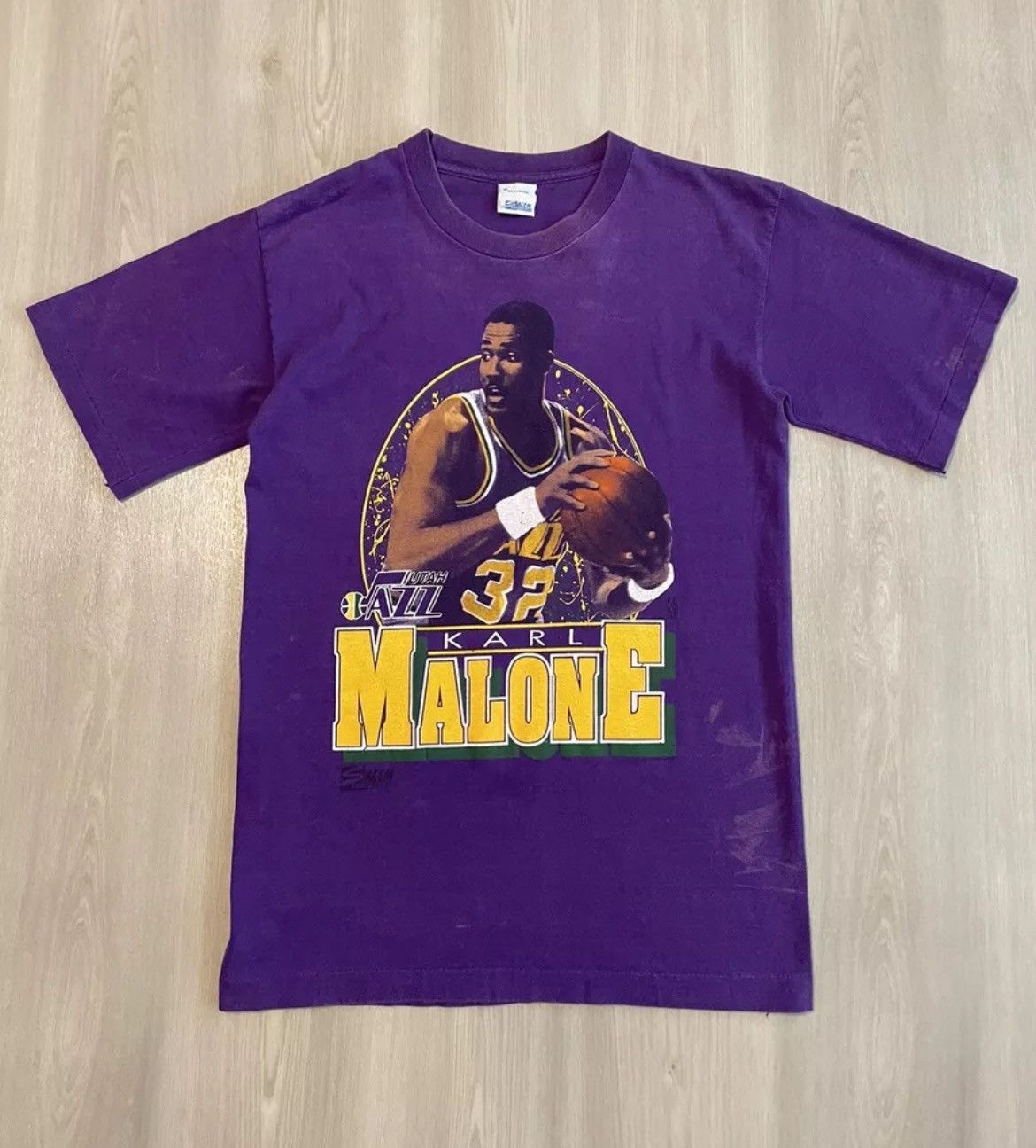 Hypebeast × Vintage Vintage Salem Sportswear Utah Jazz Karl Malone mens medium Size US M / EU 48-50 / 2 - 1 Thumbnail