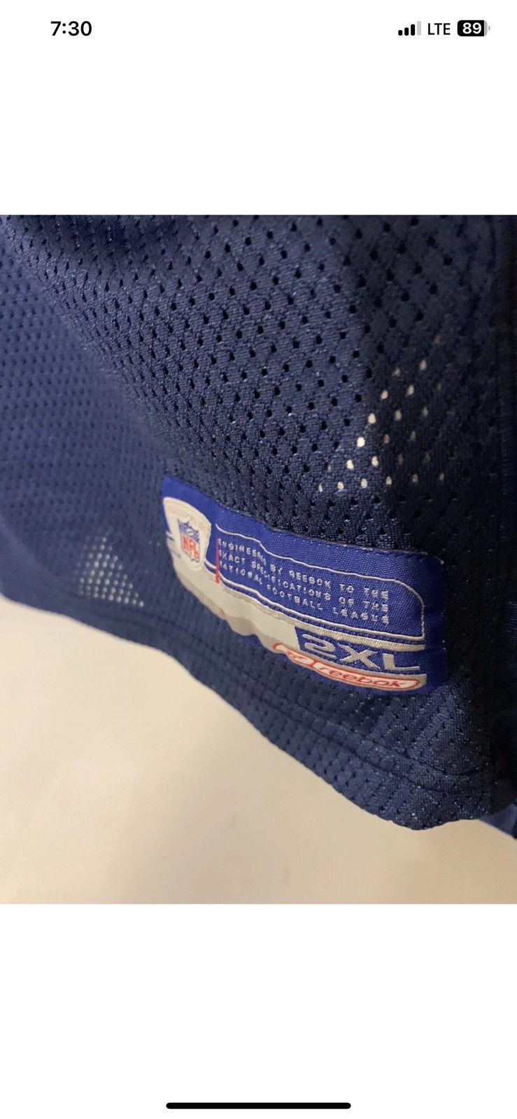 Reebok Reebok men sz 2XL Dallas Cowboys Emmitt Smith blue NFL Size US XXL / EU 58 / 5 - 10 Thumbnail