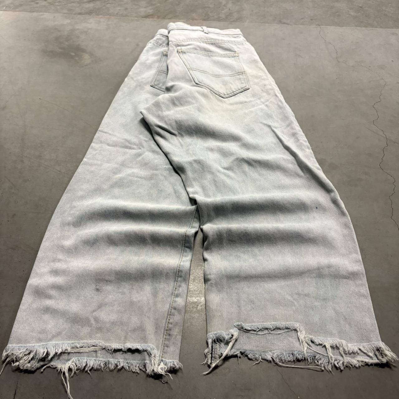 Vintage Crazy Vintage Y2K 2000s Baggy Skater Style Wideleg Relaxed Light Wash Denim Jeans! Size US 36 / EU 52 - 4 Thumbnail