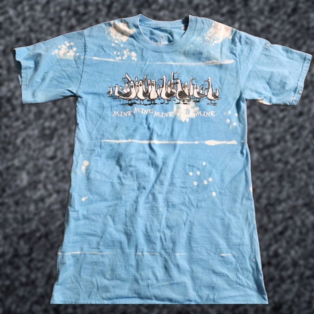 Disney Disney Finding Nemo Seagulls T Shirt Mens S Blue Cotton Crew Neck Short Sleeve Slim Regular Unisex Adults Cartoon Funny Size US S / EU 44-46 / 1 - 1 Thumbnail