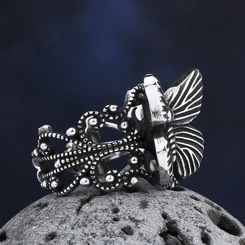 Jewelry Butterfly Ring Size ONE SIZE - 3 Thumbnail
