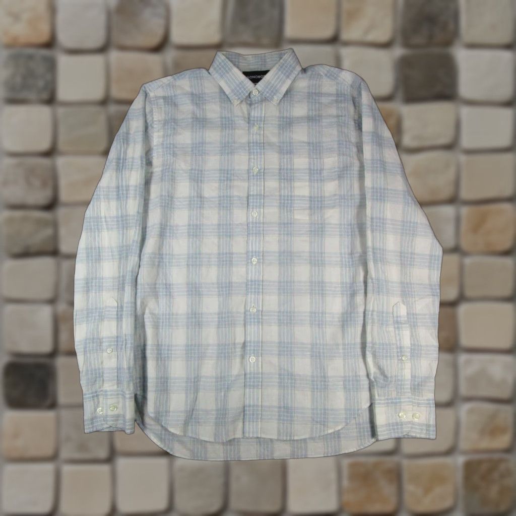 Bonobos Bonobos Shirt Mens Medium Blue White Cotton Button Up Size US M / EU 48-50 / 2 - 1 Thumbnail
