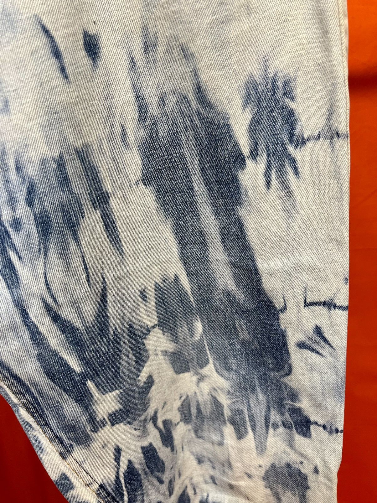 Helmut Lang HELMUT LANG ARCHIVE 1997 shibori jeans Size US 40 / EU 56 - 6 Thumbnail