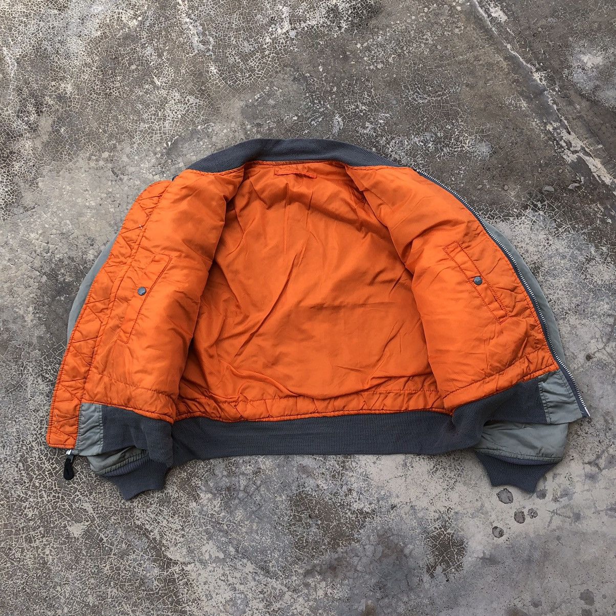 Alpha Industries × Vintage ALPHA INDUSTRIES MA-1 Flight Jacket Size US L / EU 52-54 / 3 - 2 Thumbnail