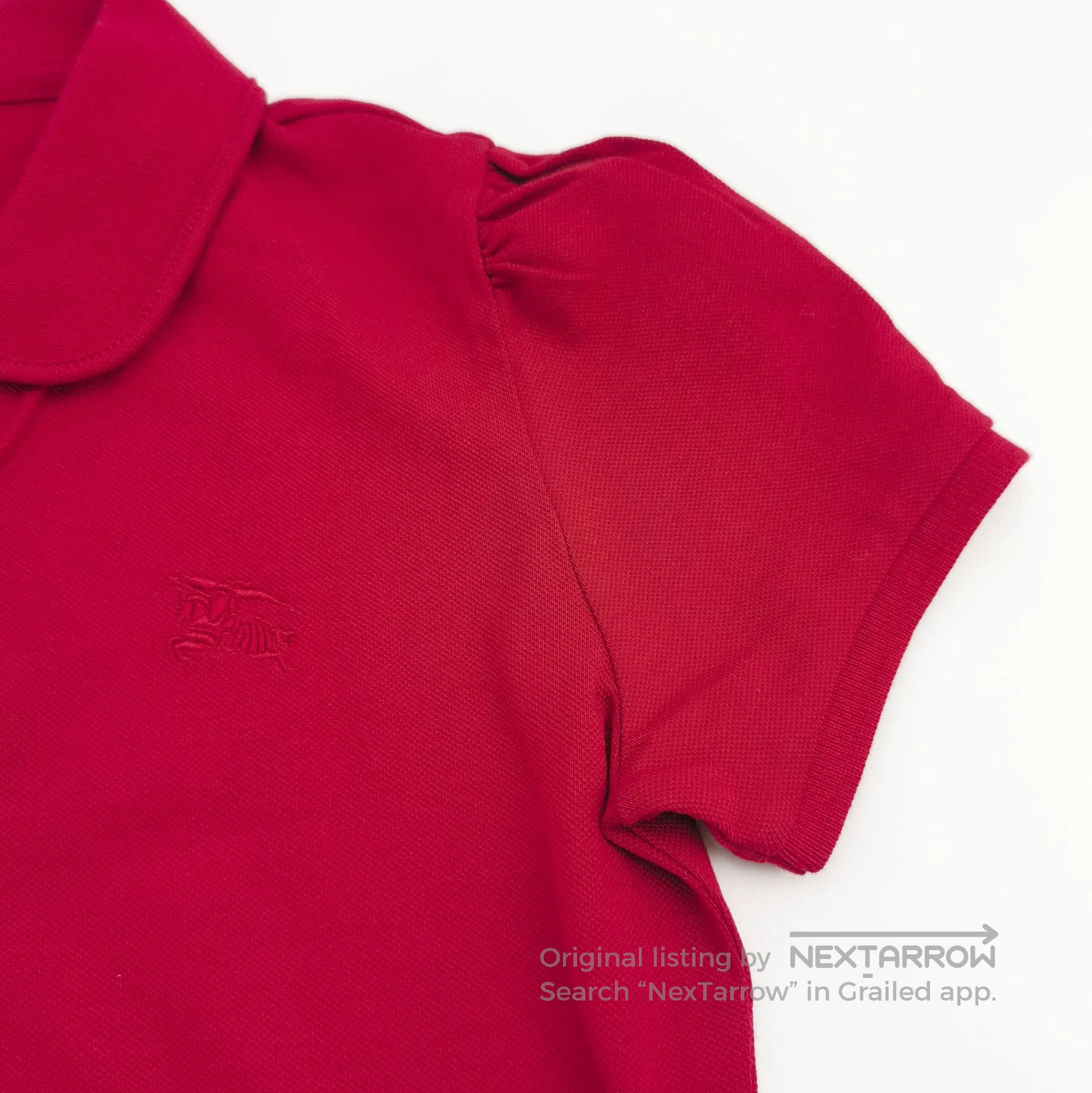Burberry Burberry Brit Red Embroidered Polo T. Size US XS / EU 42 / 0 - 2 Thumbnail