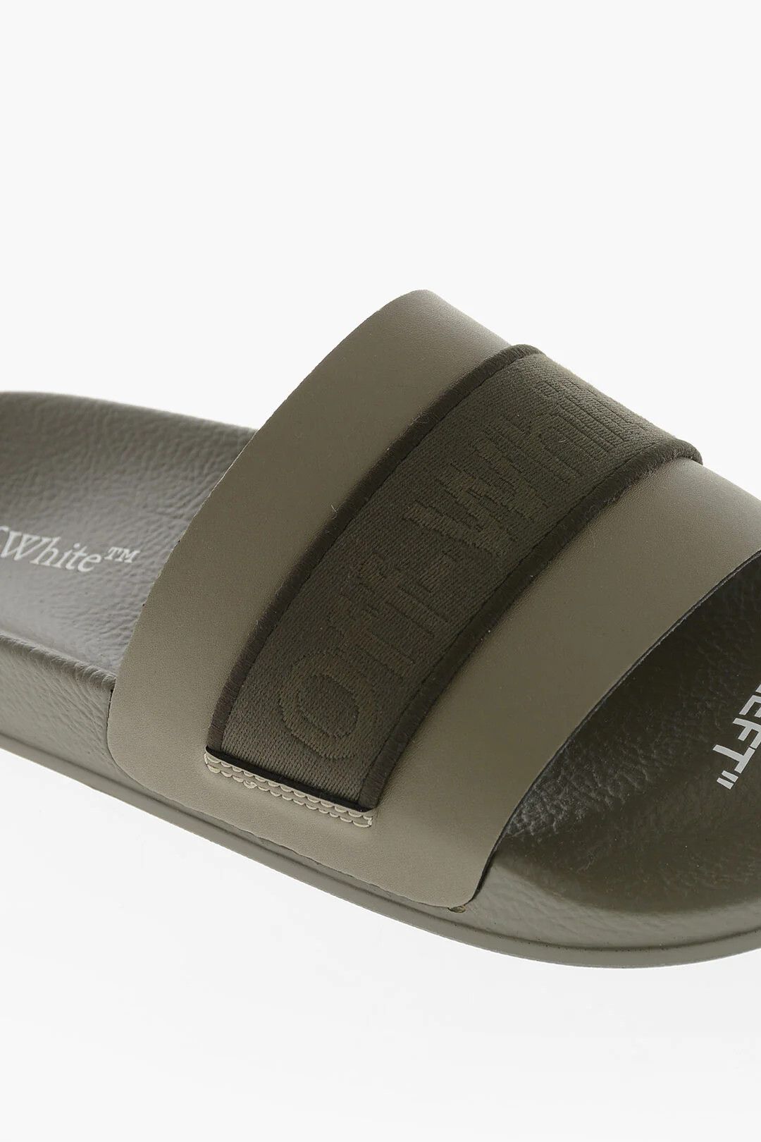 Off-White og1mm0426 Rubber Slides in Brown Size US 6 / EU 39 - 4 Thumbnail