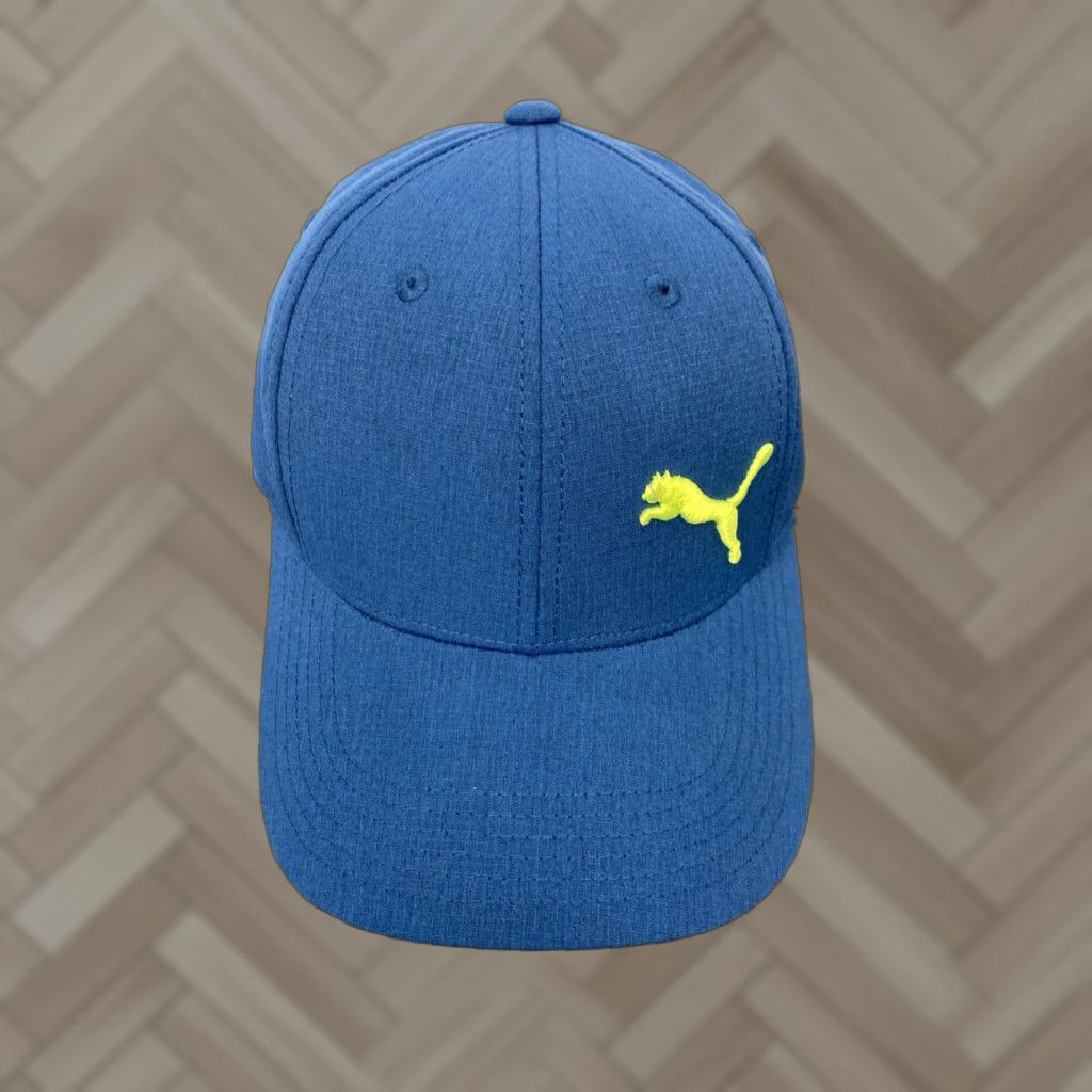 Puma PUMA Indigo Hat Cap Snapback Baseball Cap Polyester Adjustable Men Women Uno Size Indigo/Blue 912 Size ONE SIZE - 1 Thumbnail