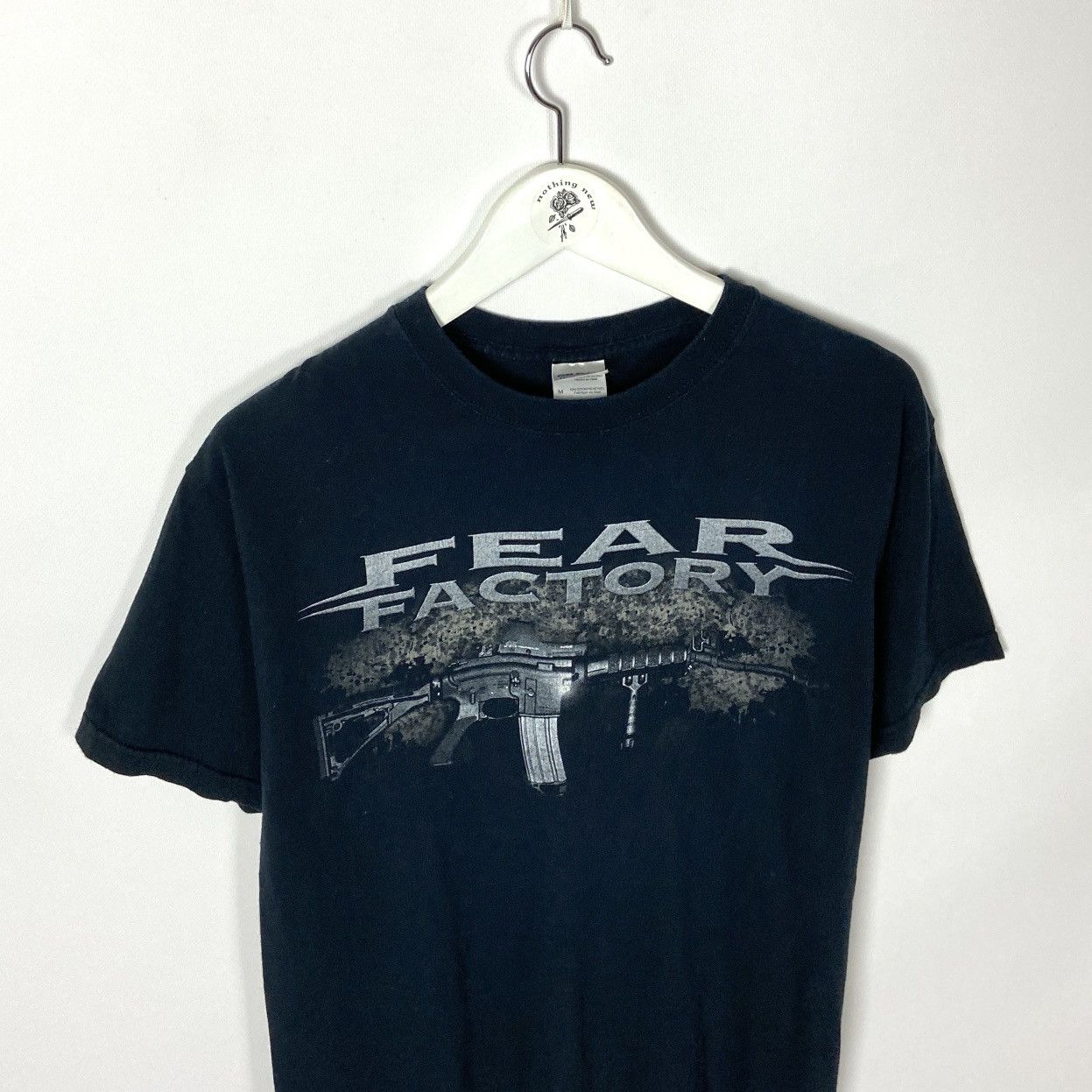 Band Tees Vintage 00s Fear Factory Hate War Terror Tour Tee y2k Gun OG Size US M / EU 48-50 / 2 - 5 Thumbnail