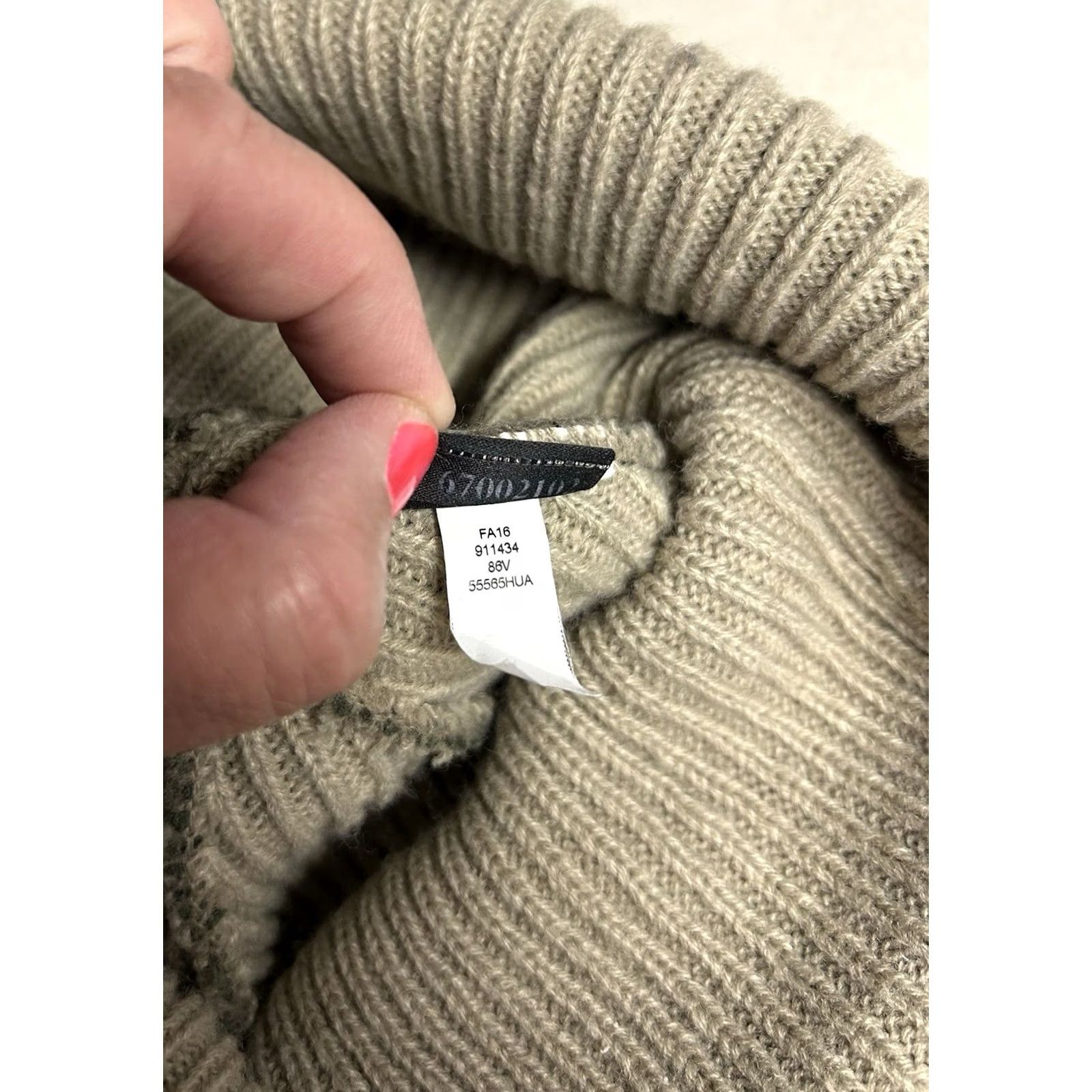 Oakley Oakley Beanie OS Adult Green/Beige Spellout Patch 90s Multicolor Winter Seasonal Mens Size ONE SIZE - 8 Thumbnail
