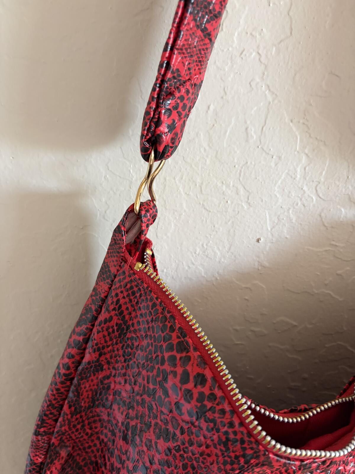 Other Boutique snake skin print shoulder bag Size ONE SIZE - 4 Thumbnail